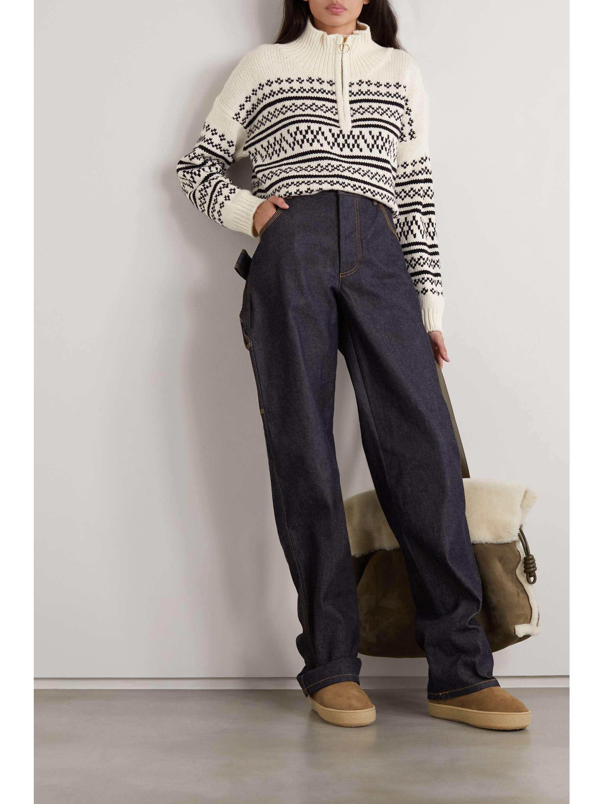 WE NORWEGIANS Setesdal Fair Isle merino wool and cashmere-blend sweater
