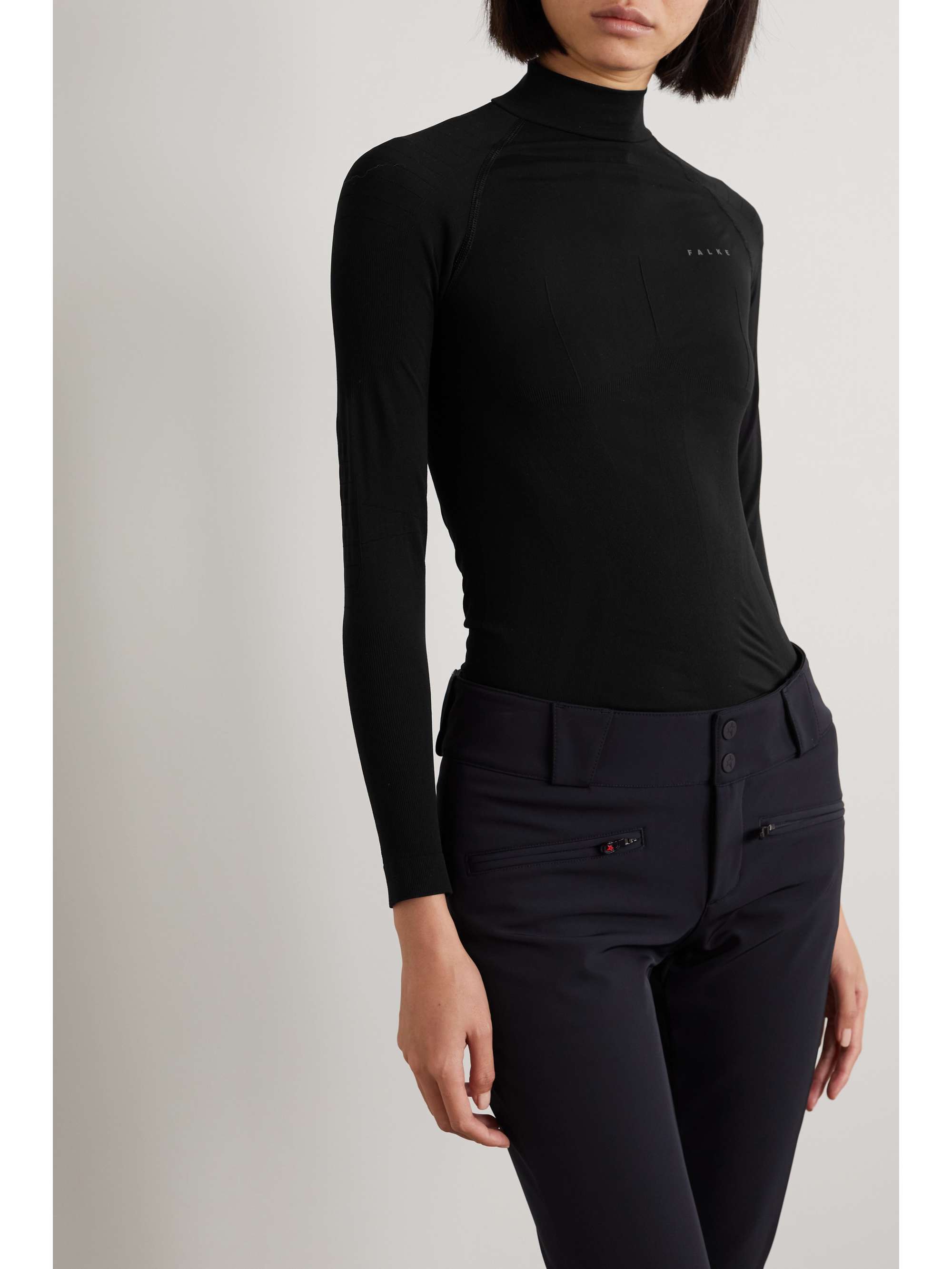 FALKE ERGONOMIC SPORT SYSTEM Stretch-knit turtleneck top