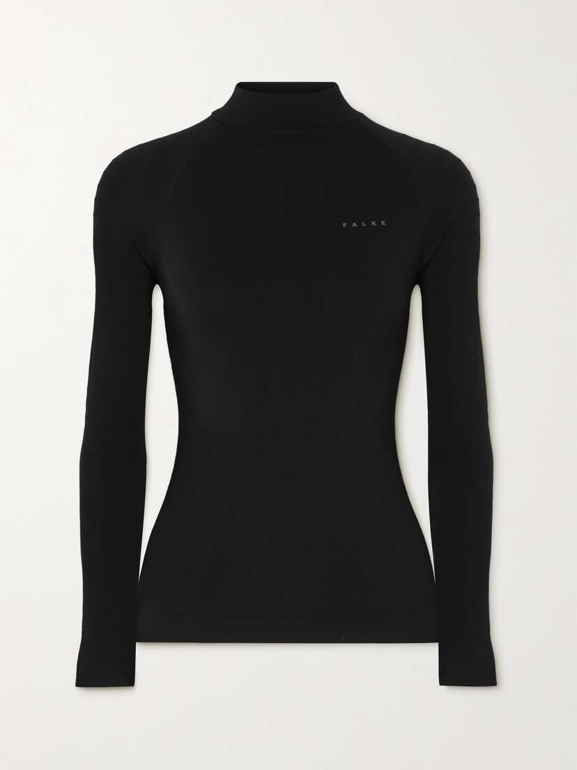 FALKE Ergonomic Sport System Stretch-jersey Turtleneck Top