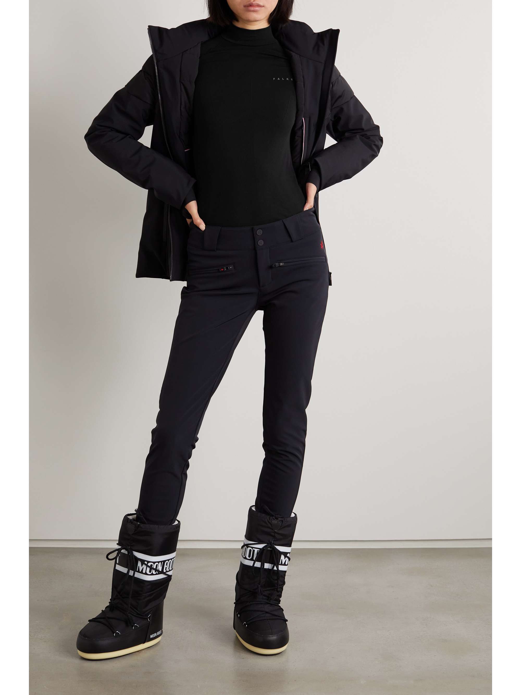 FALKE ERGONOMIC SPORT SYSTEM Stretch-knit turtleneck top
