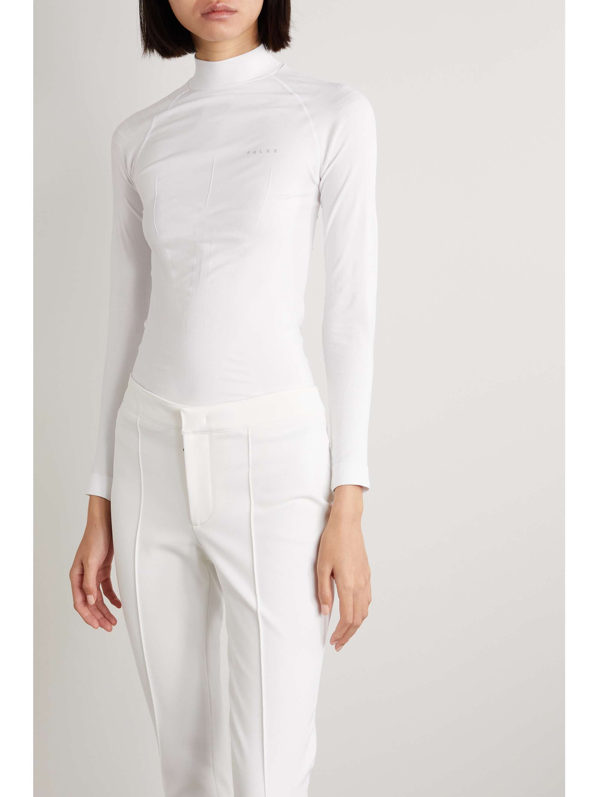 FALKE ERGONOMIC SPORT SYSTEM Stretch-jersey turtleneck top