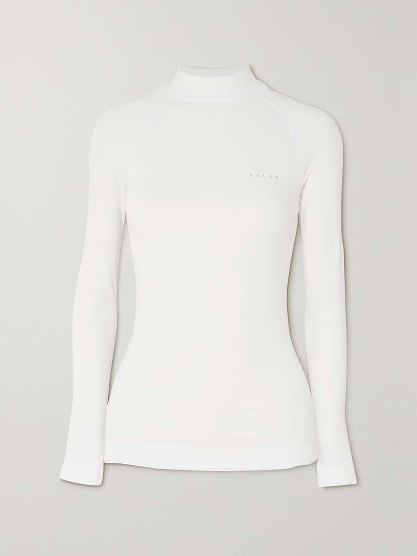 FALKE Ergonomic Sport System Stretch-jersey Turtleneck Top