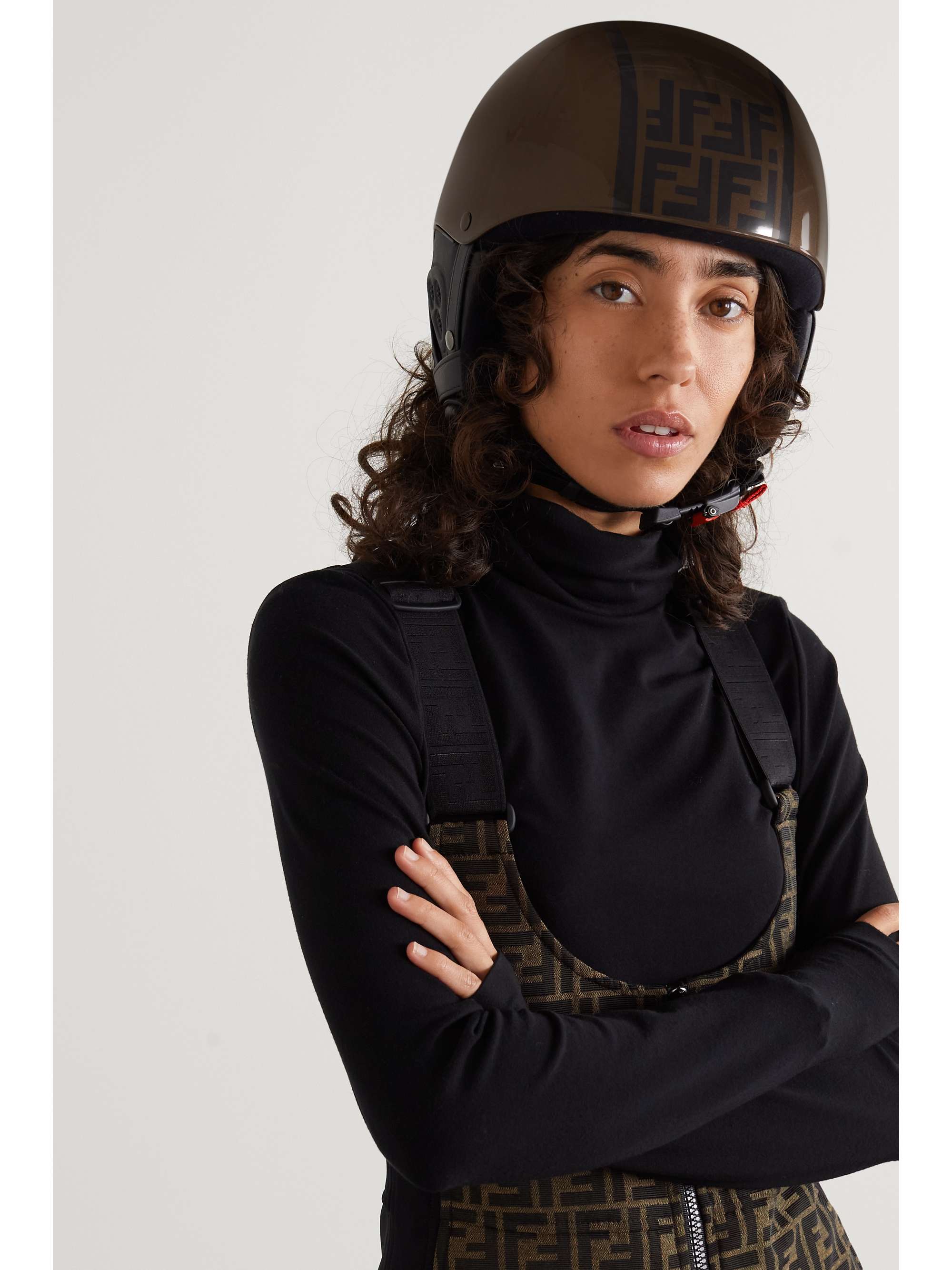 Printed ski helmet