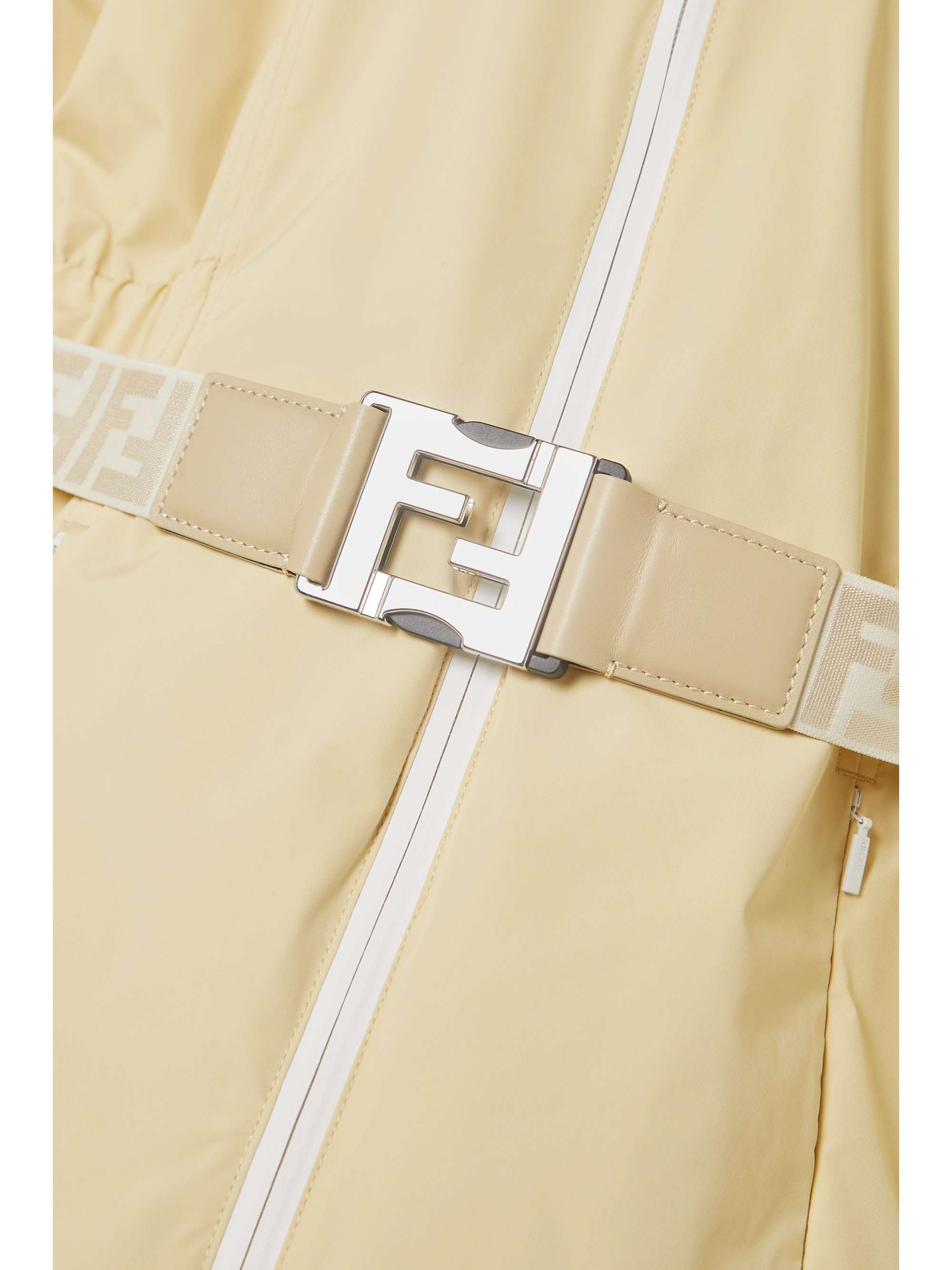 FENDI Belted hooded down ski jacket
