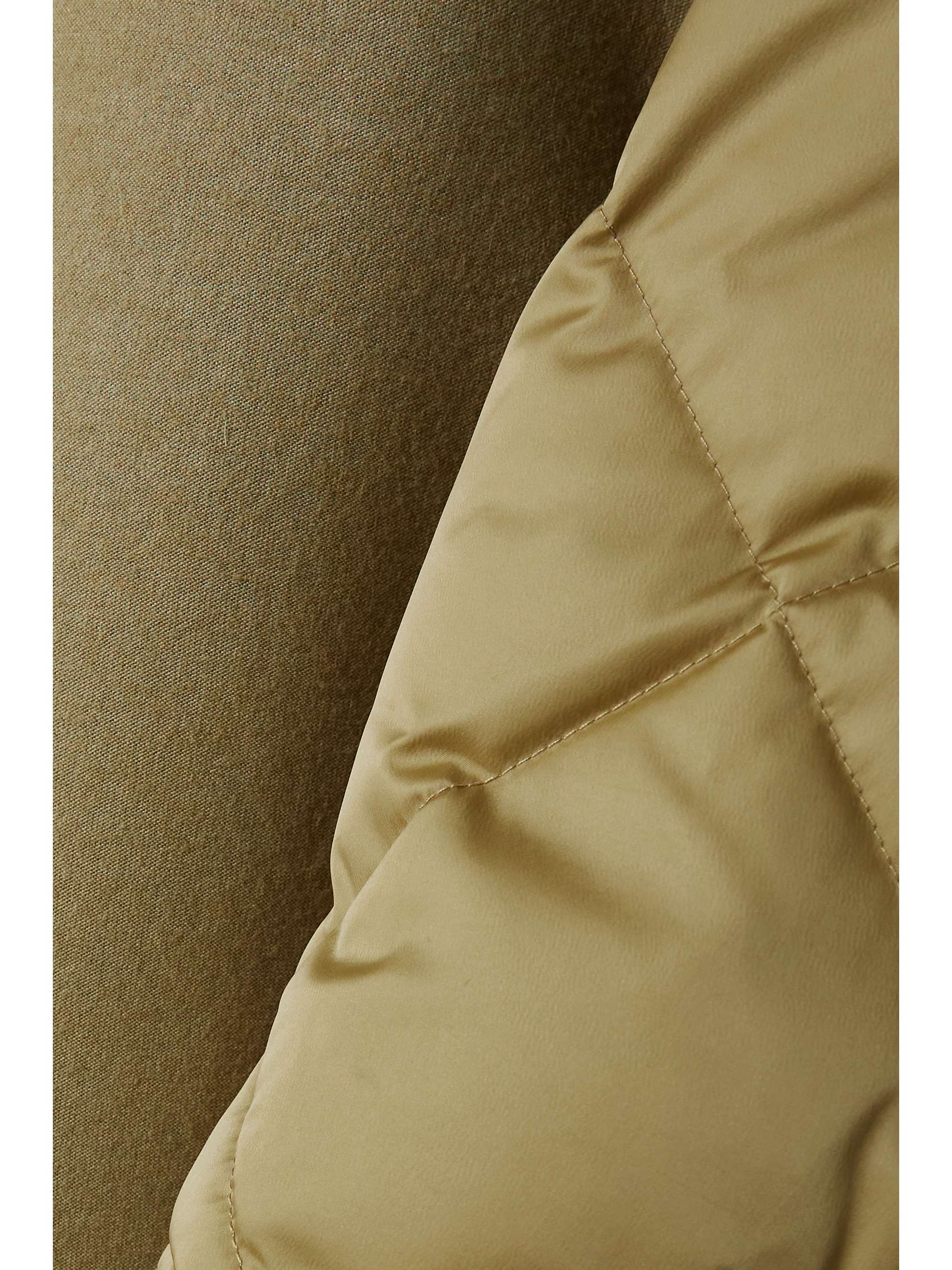 GOLDBERGH Cover faux fur-trimmed paneled padded felt down ski jacket