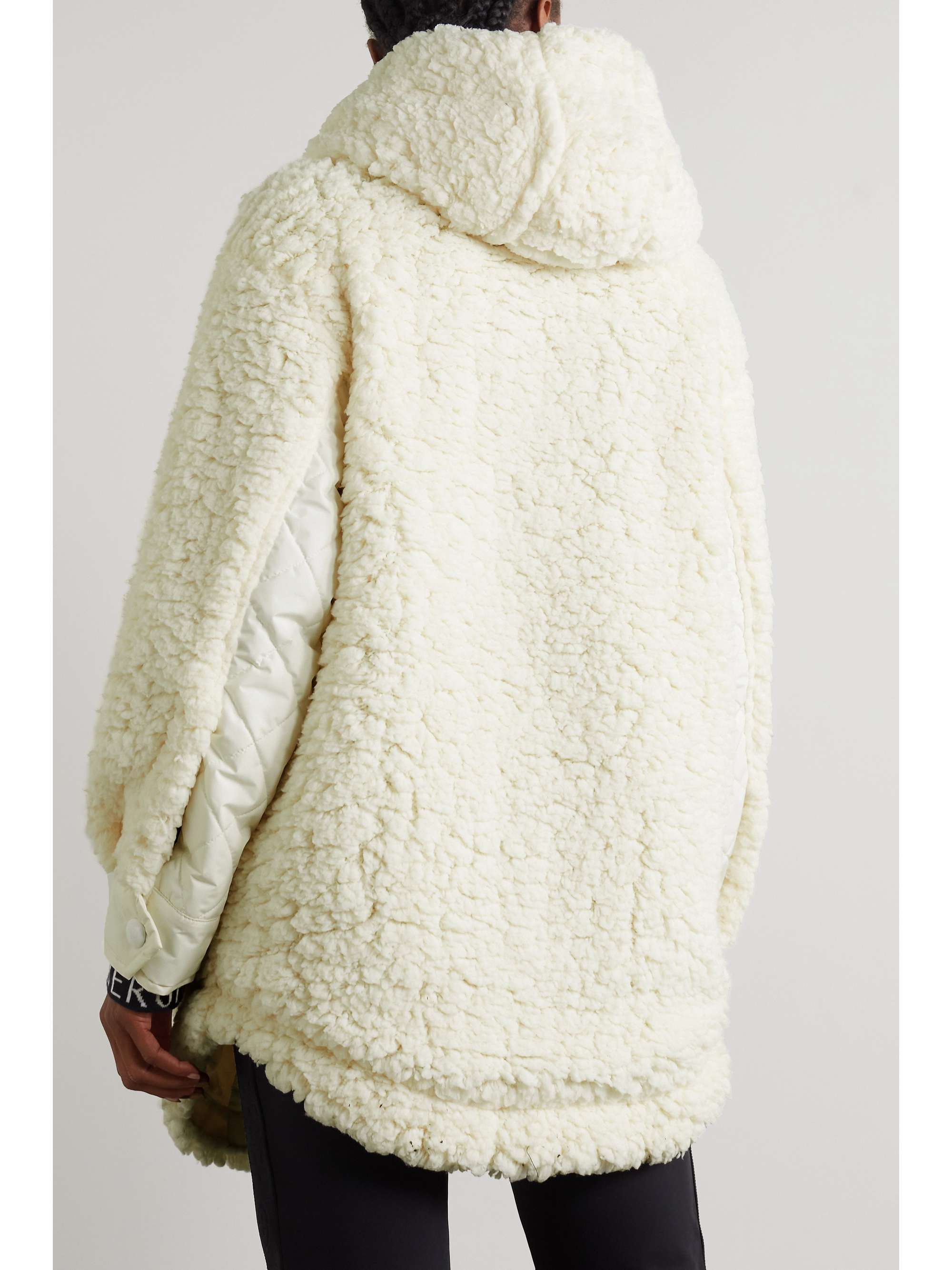 GOLDBERGH Cocoon oversized hooded faux shearling ski jacket