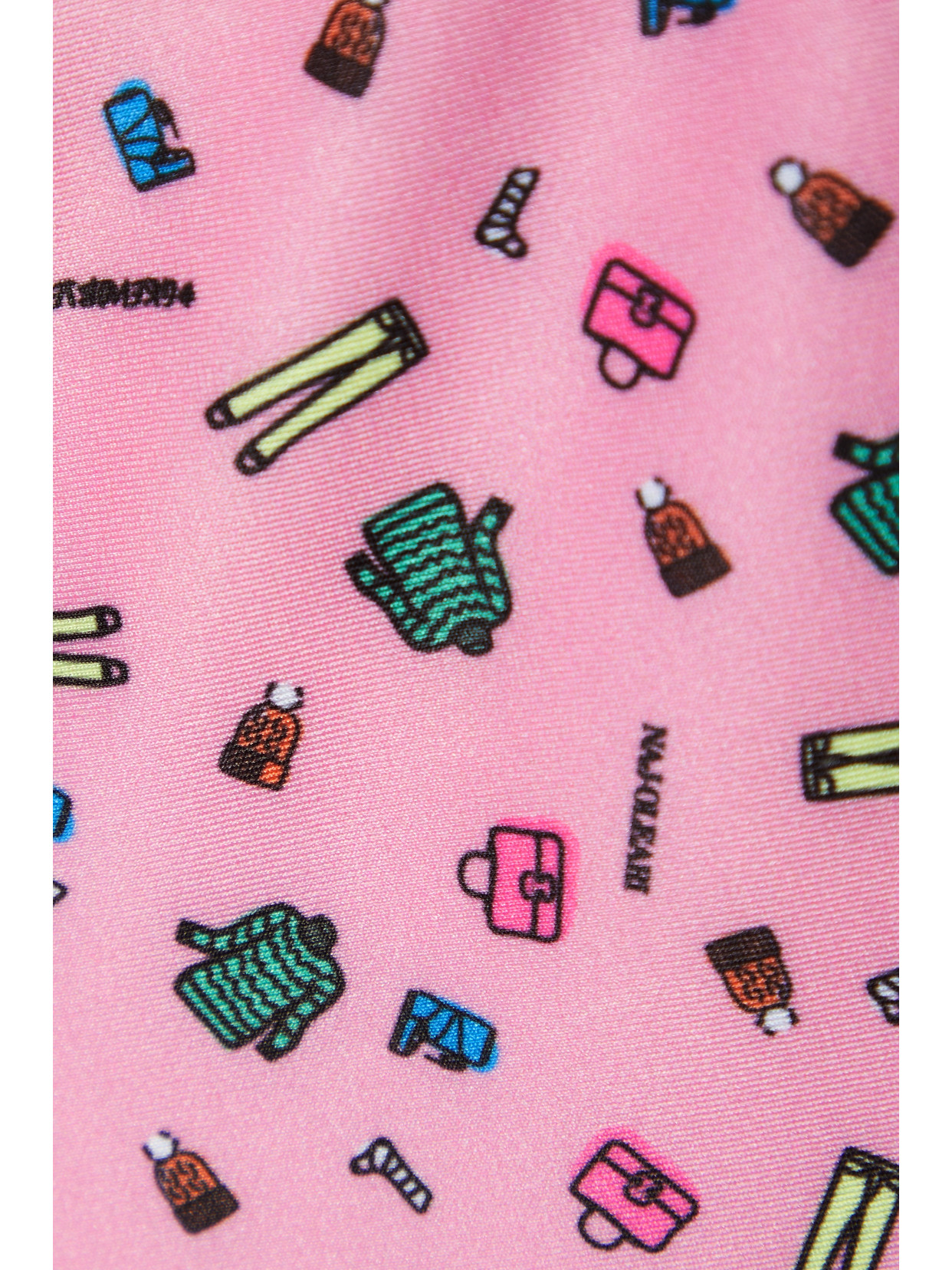 Moncler Genius X Naj-oleari 3 Moncler Grenoble Printed Stirrup Ski Pants In Pink
