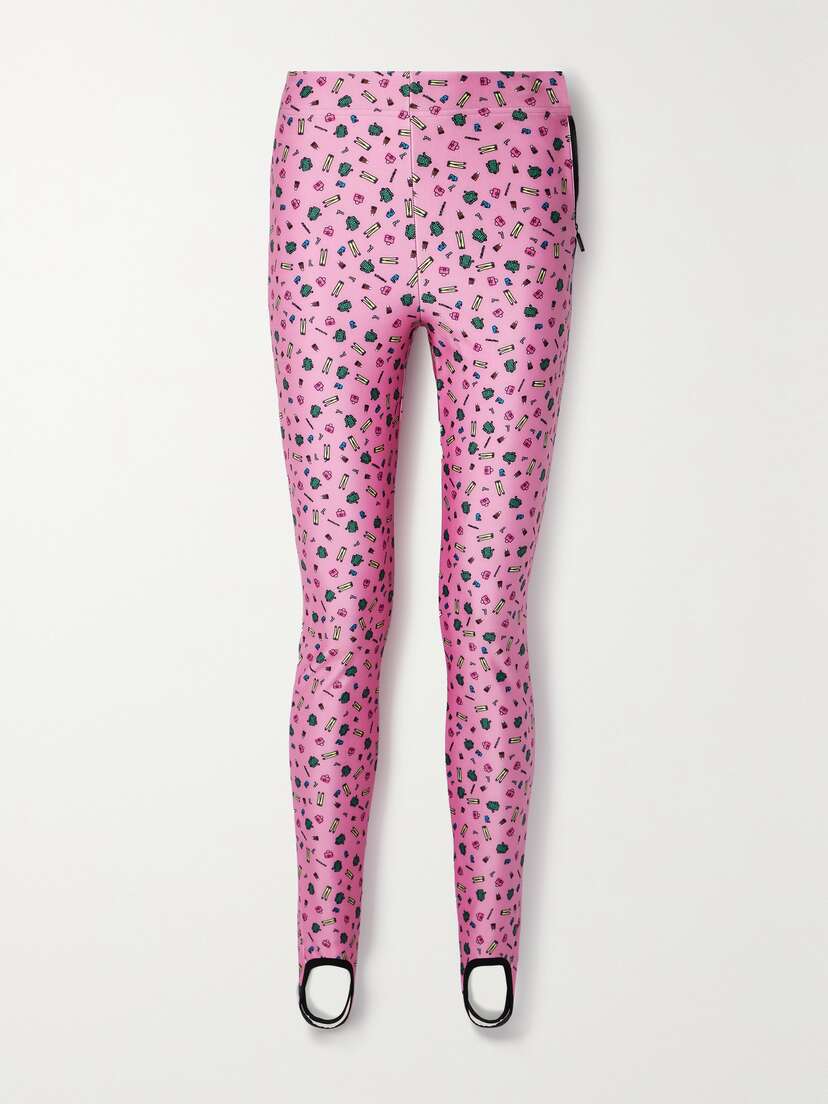 Moncler Genius + 3 Moncler Grenoble Printed Stretch-jersey Stirrup Pants