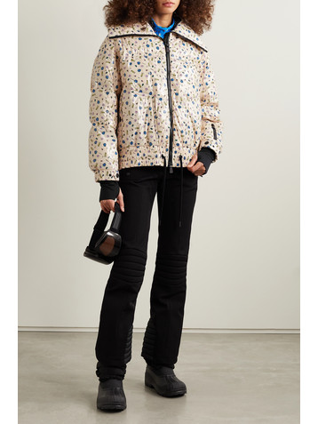 MONCLER GENIUS + 3 Moncler Grenoble printed quilted down ski jacket