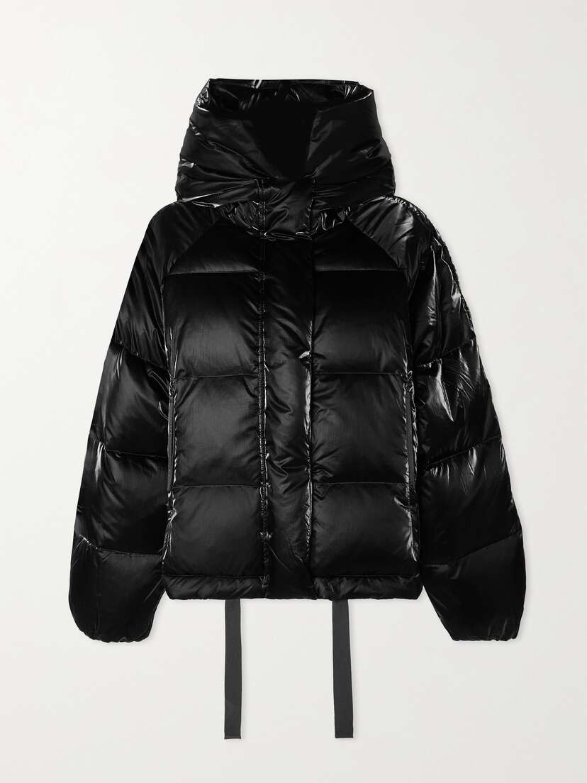 Holden Hooded Quilted Glossed-shell Down Jacket