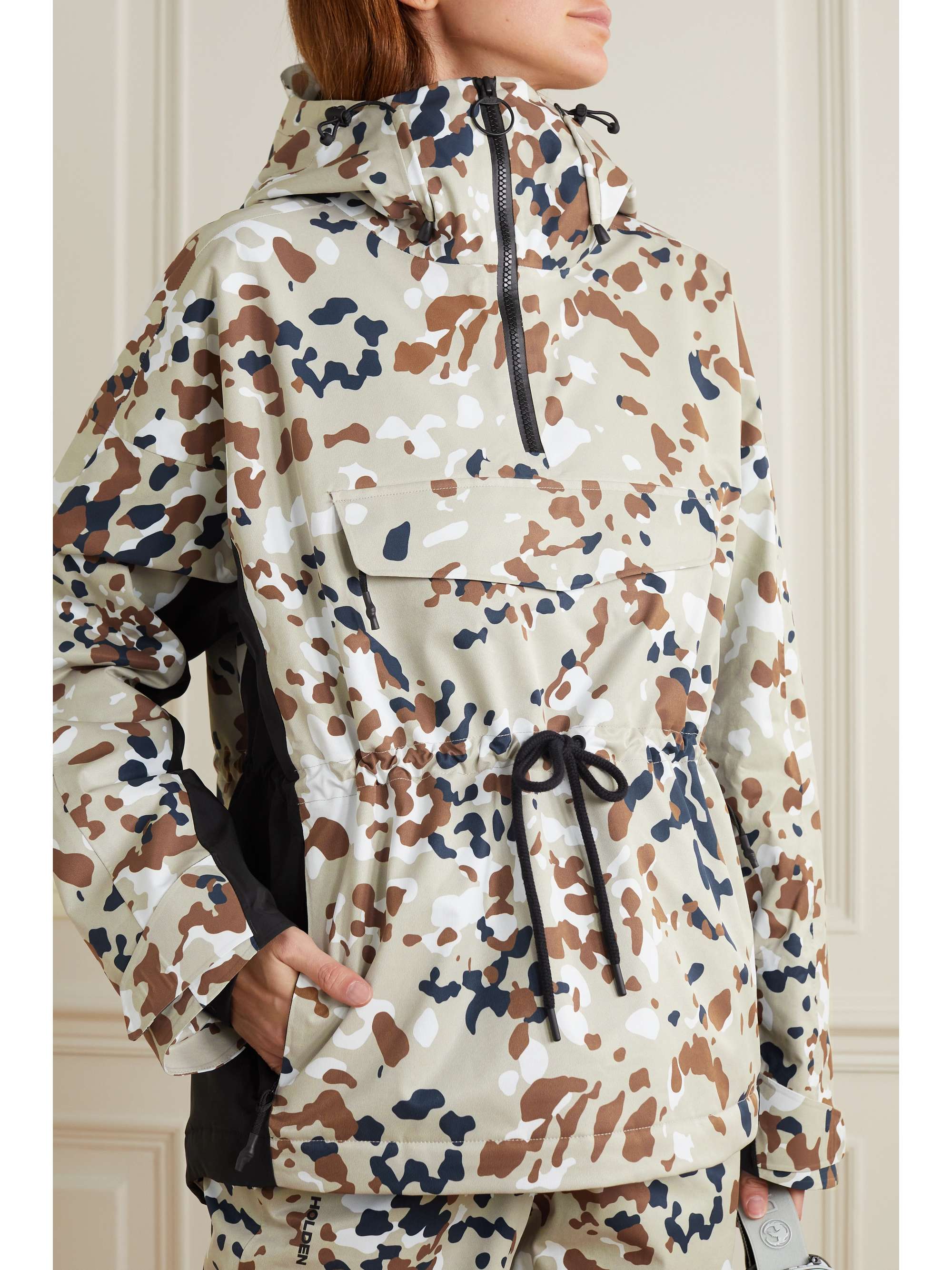 HOLDEN Alpine hooded camouflage-print padded ski jacket