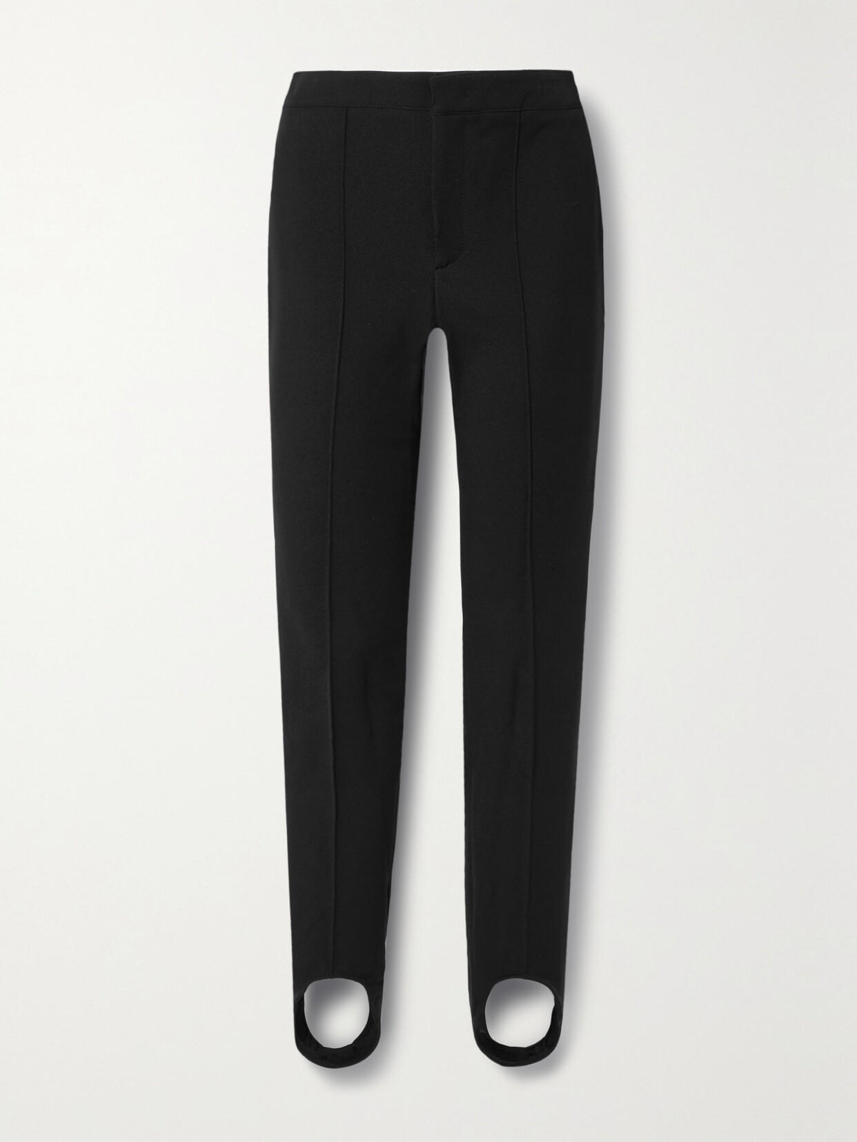 Shop Moncler Sportivo Stirrup Ski Pants In Black