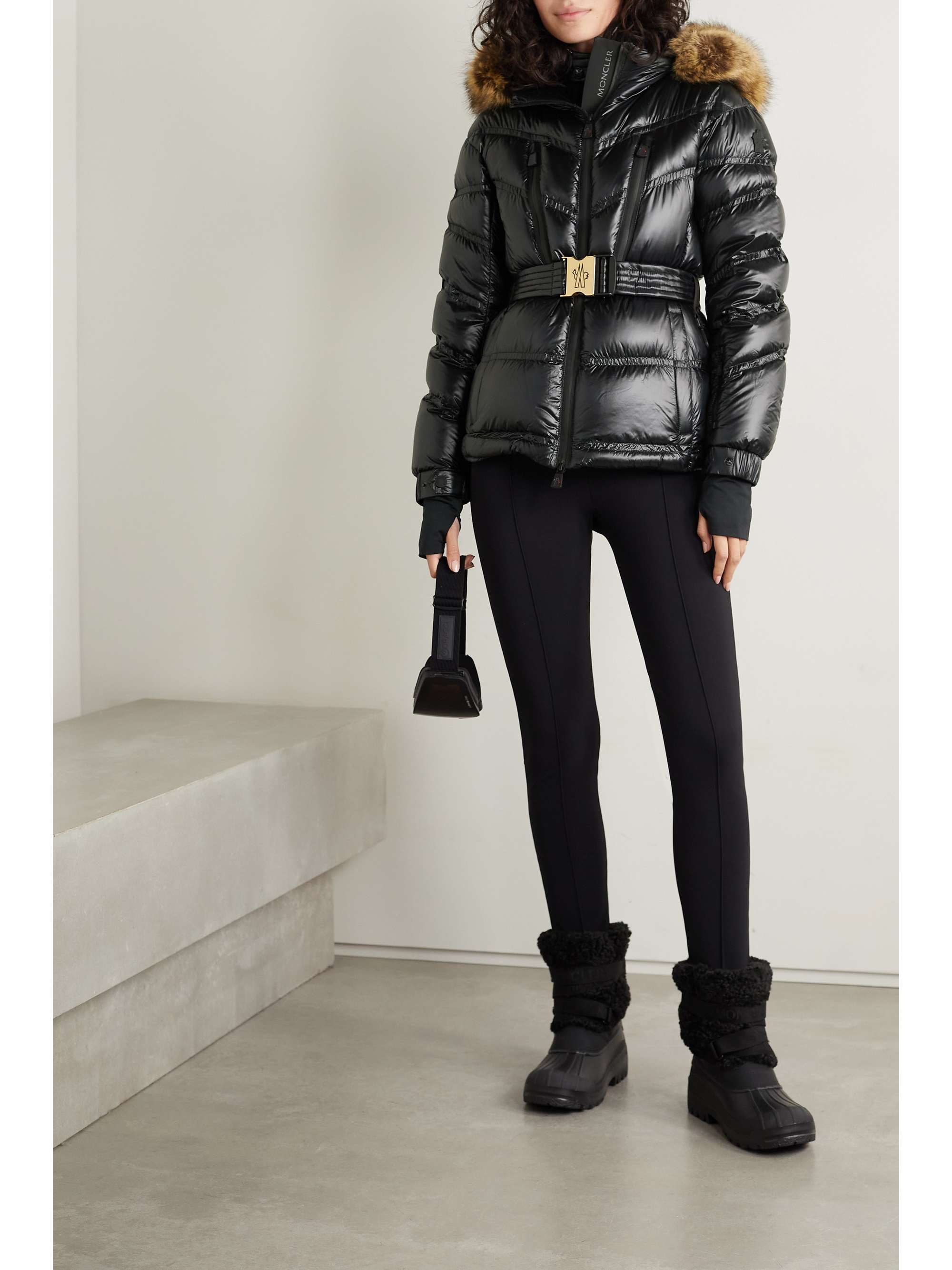 moncler grenoble quilted down jacket