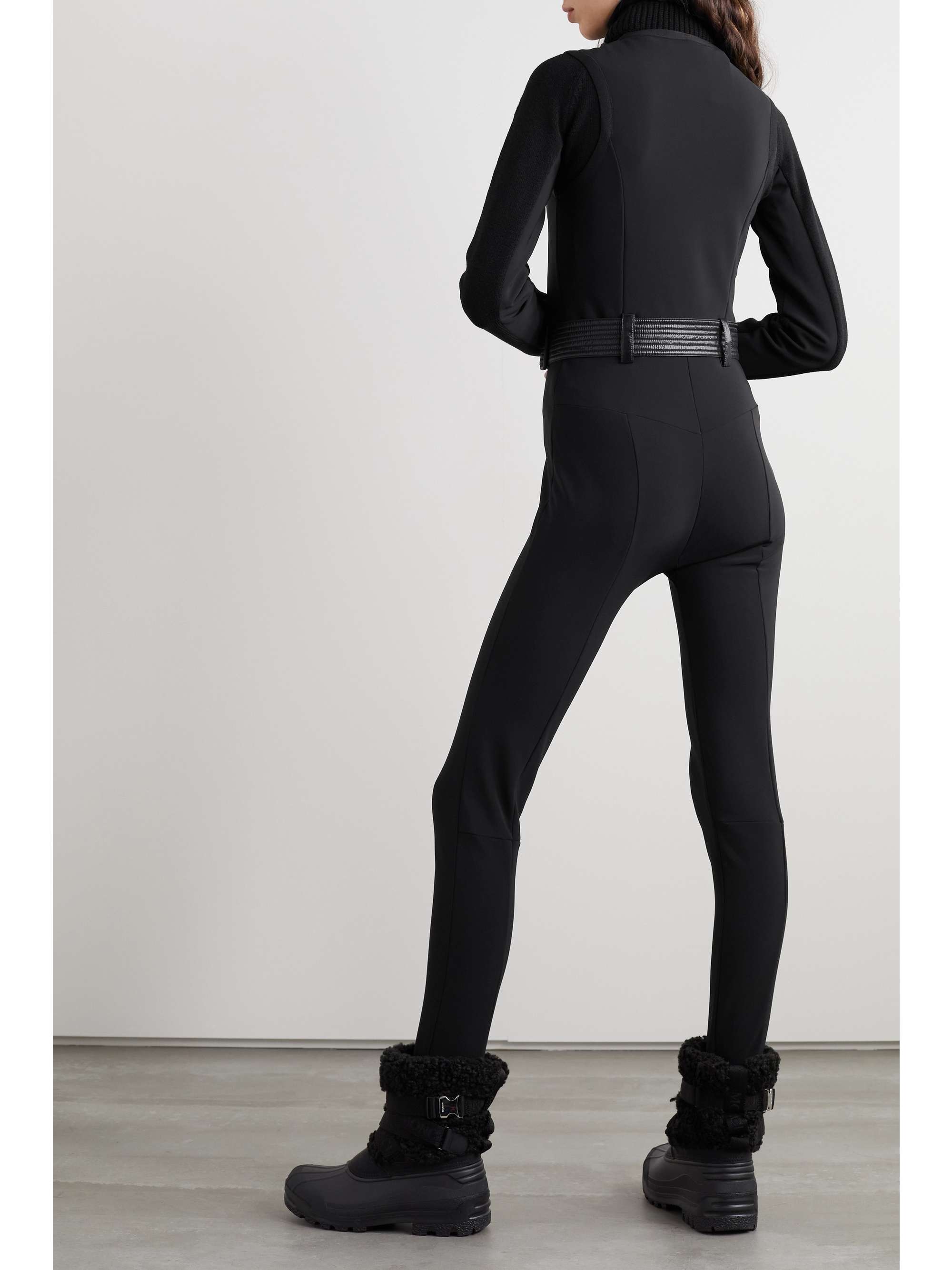 MONCLER GRENOBLE Tuta belted paneled ski suit