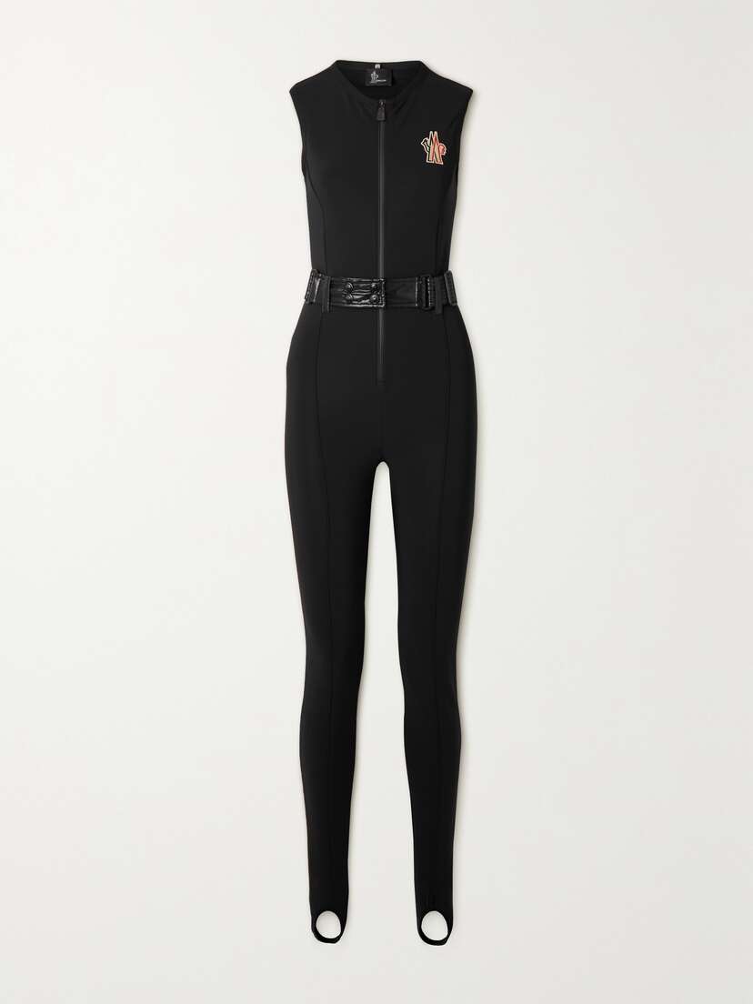 Moncler Grenoble Tuta Belted Paneled Ski Suit - x large