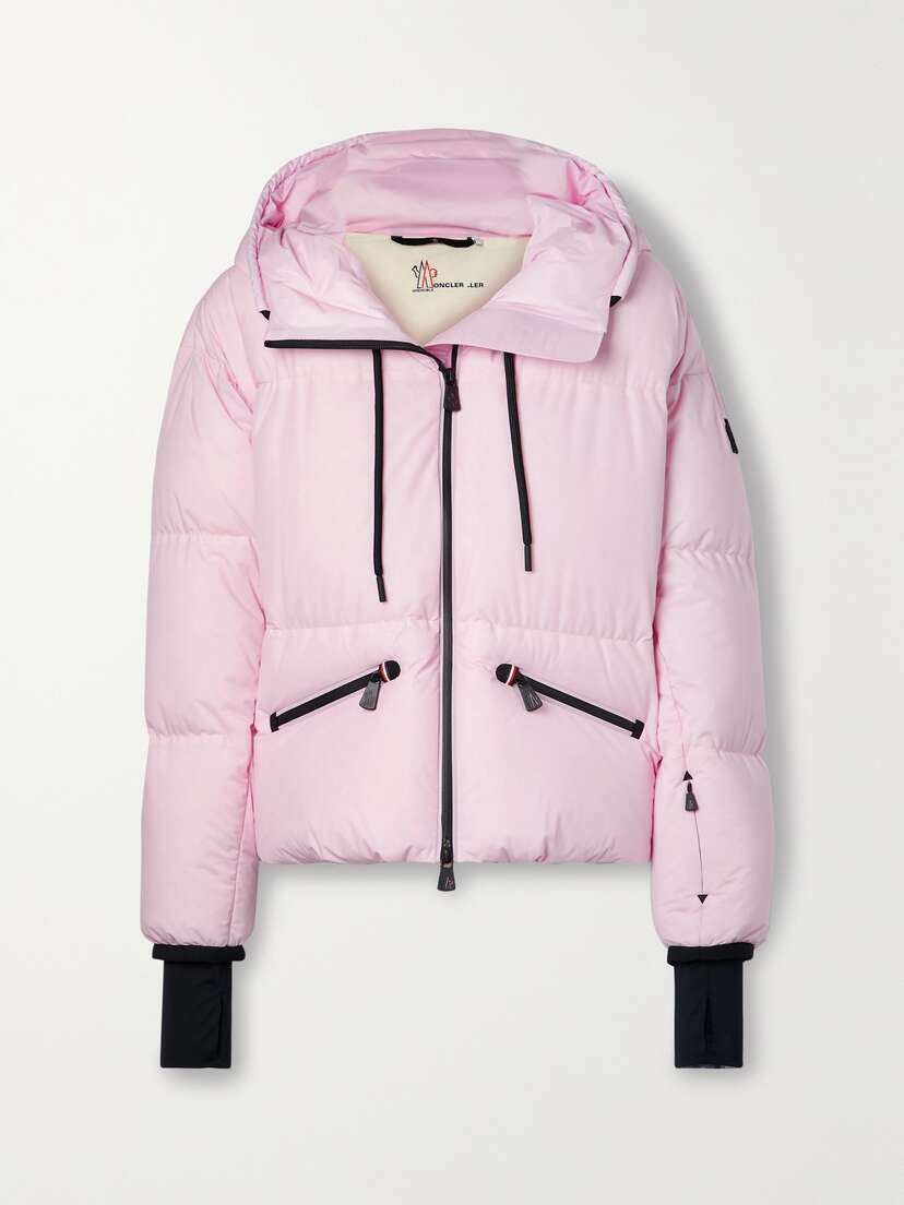Moncler Grenoble Allesaz Stretch-trimmed Quilted Shell Down Jacket