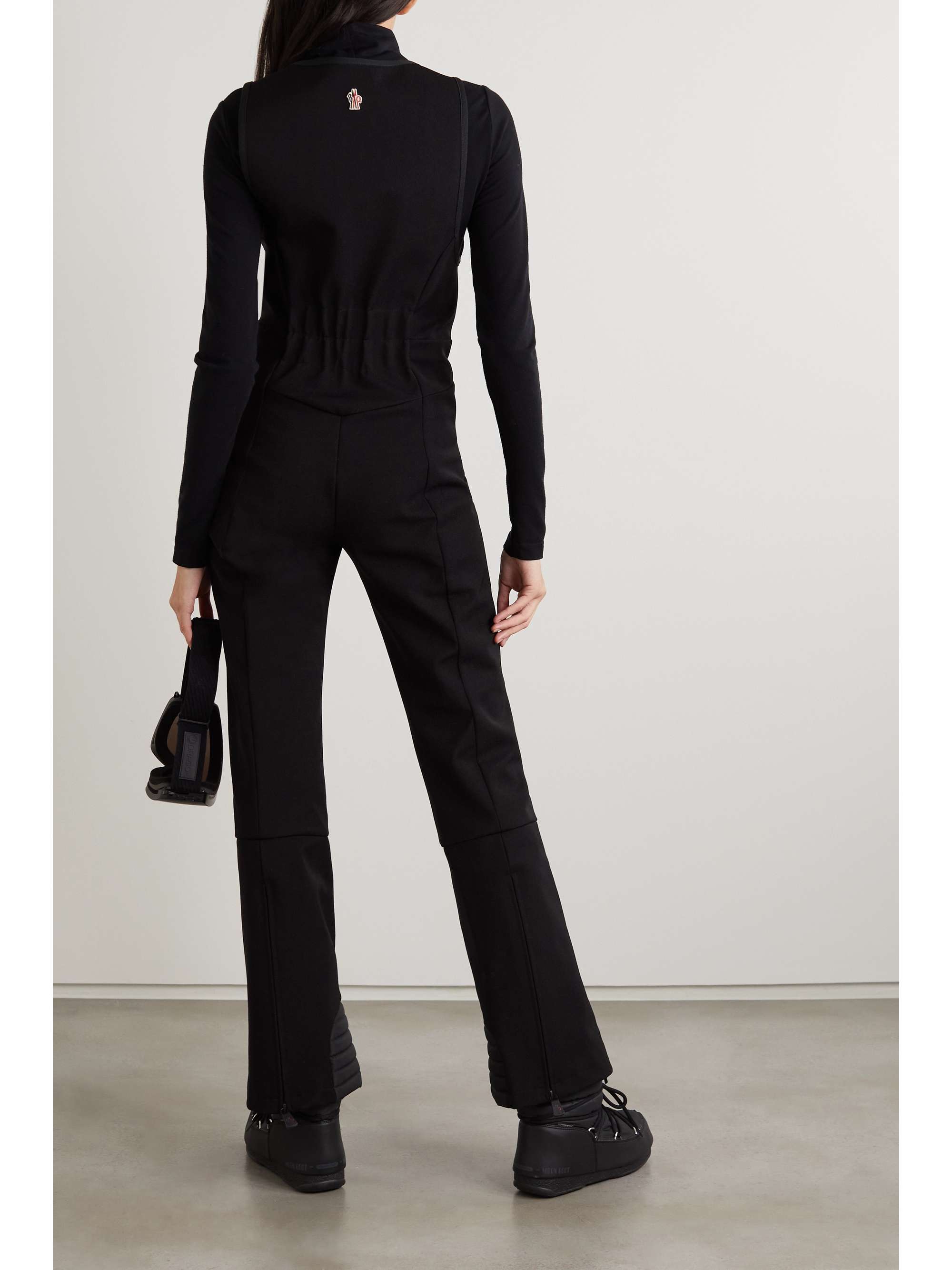 MONCLER GRENOBLE Tuta shell-trimmed stretch-twill ski suit