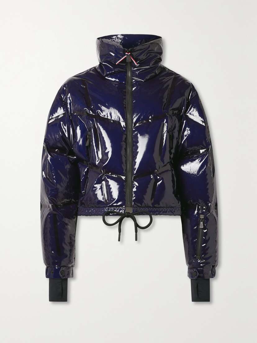 Moncler Grenoble Siguret Cropped Hooded Quilted Down Ski Jacket