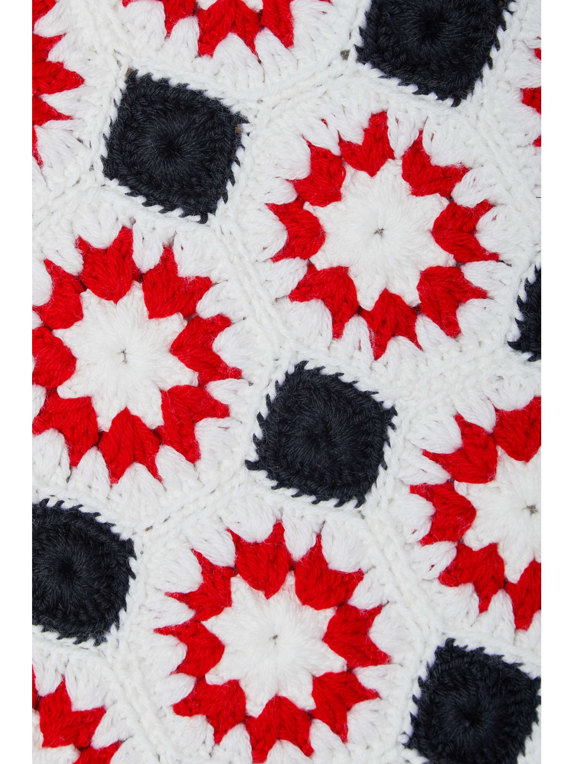 MONCLER GRENOBLE Crocheted wool sweater