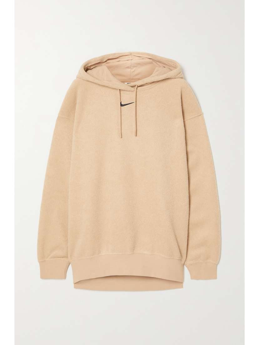 Nike Logo-embroidered Fleece Hoodie - x large