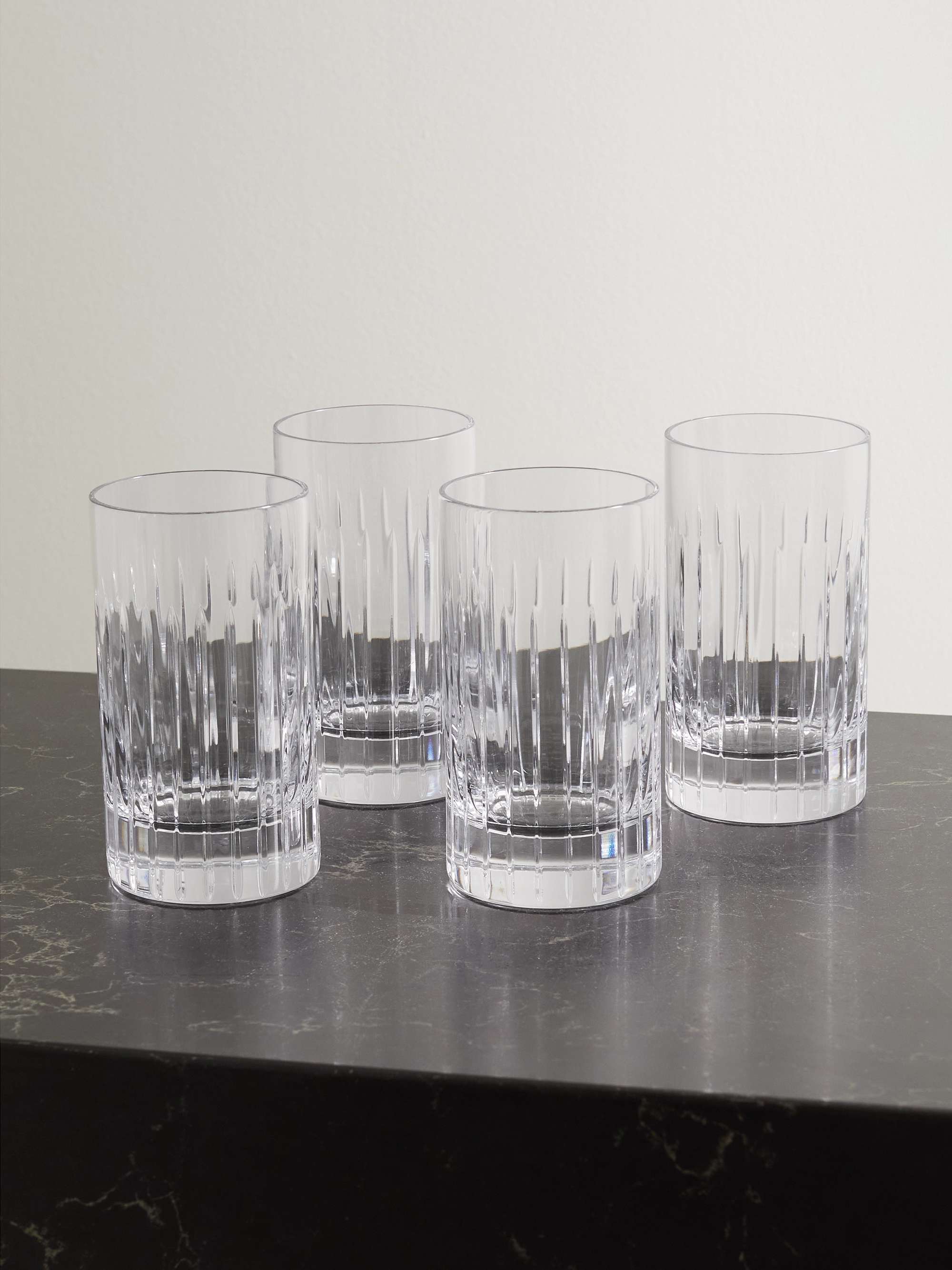 SOHO HOME Roebling set of four crystal highball glasses