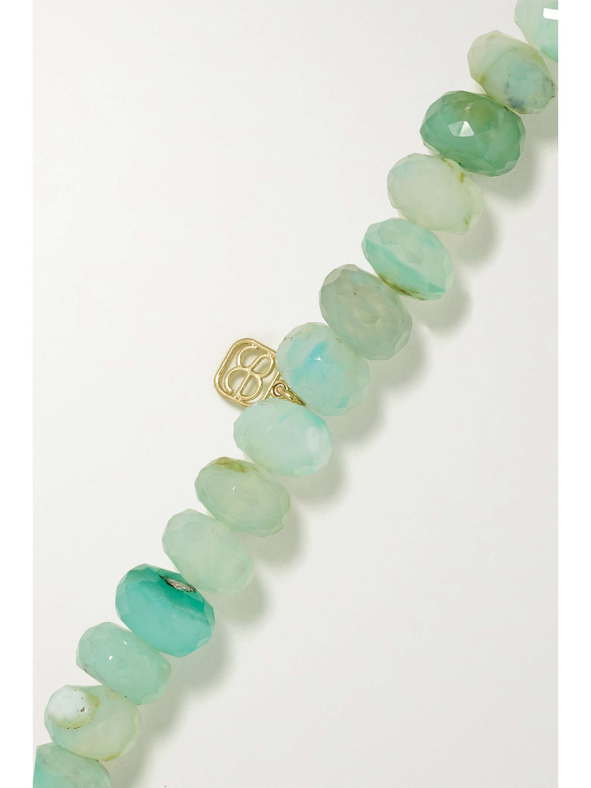 SYDNEY EVAN Lucky Wish Armband mit Opalen, Rubin und Details aus 14 Karat Gold