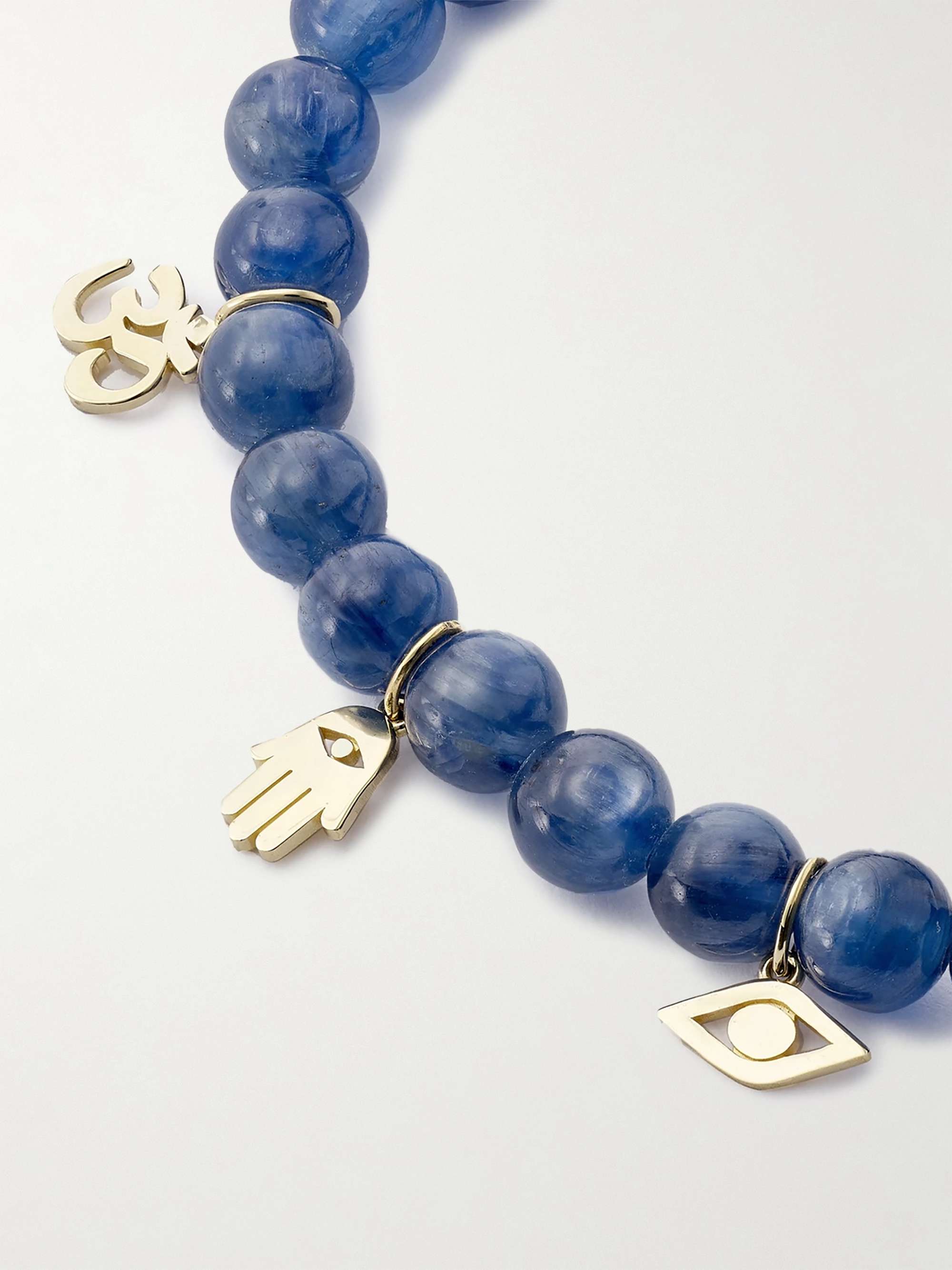 SYDNEY EVAN Spiritual Pure 14-karat gold kyanite bracelet