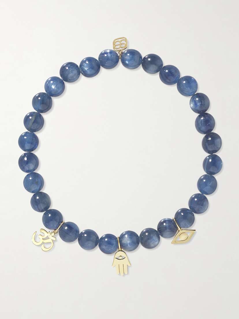 Sydney Evan Spiritual Pure 14-karat Gold Kyanite Bracelet