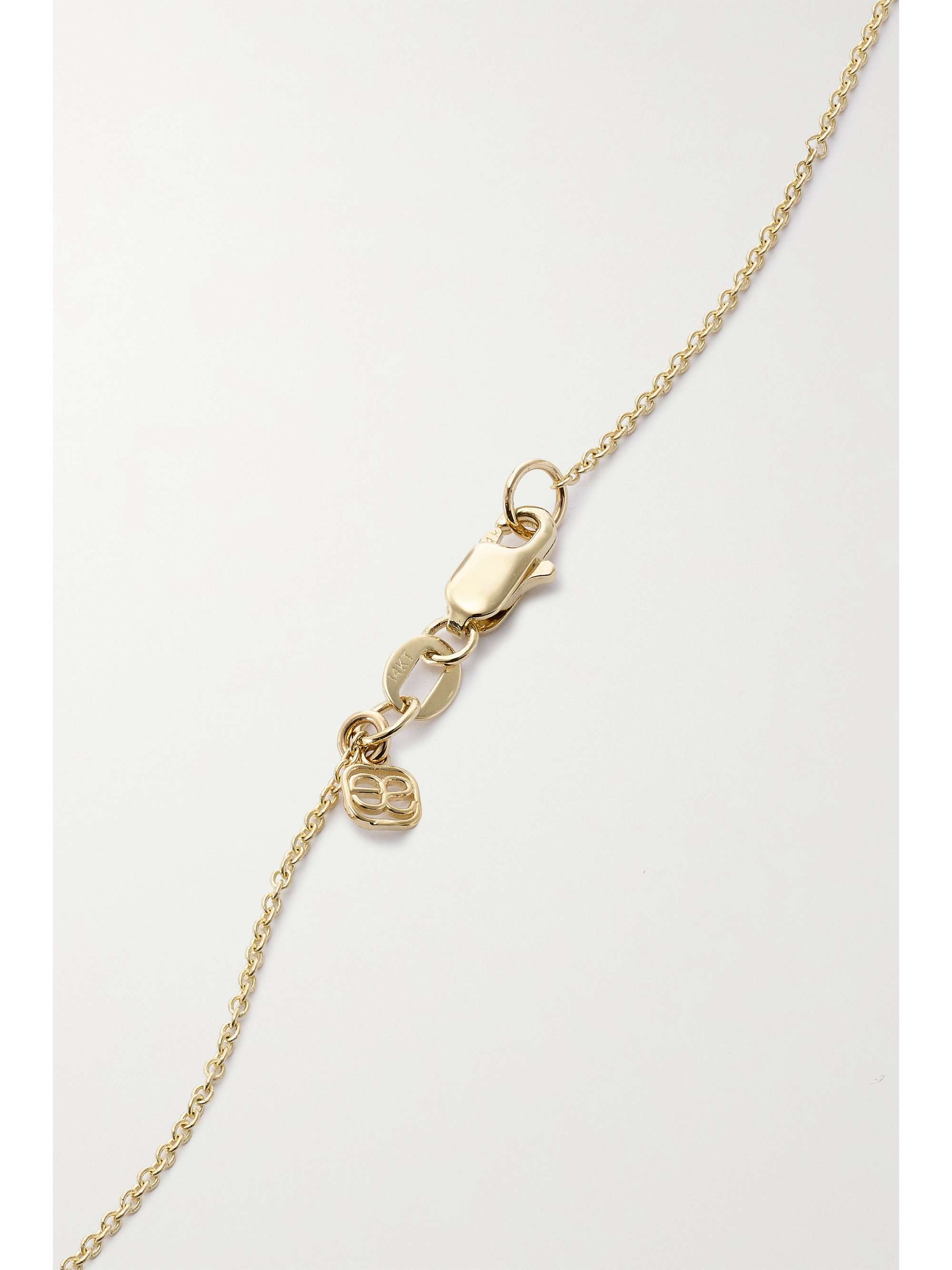 SYDNEY EVAN 14-karat gold diamond necklace