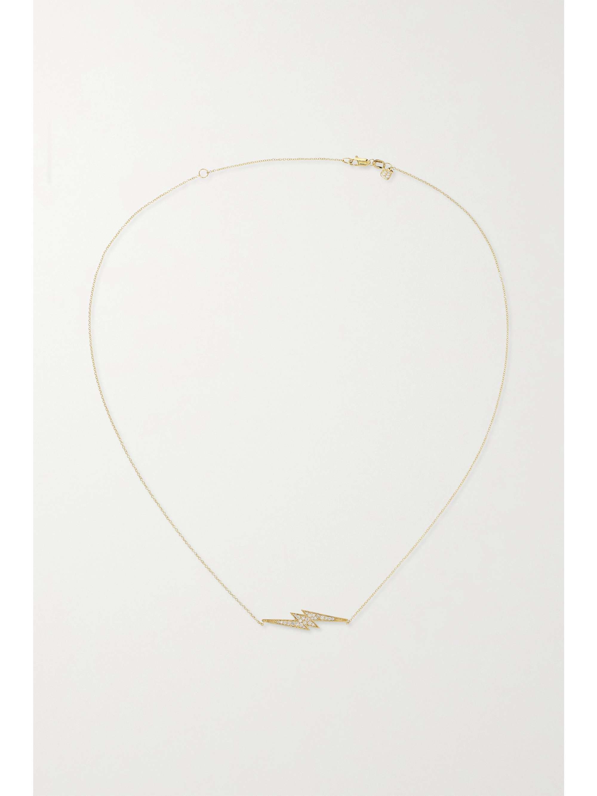 SYDNEY EVAN 14-karat gold diamond necklace