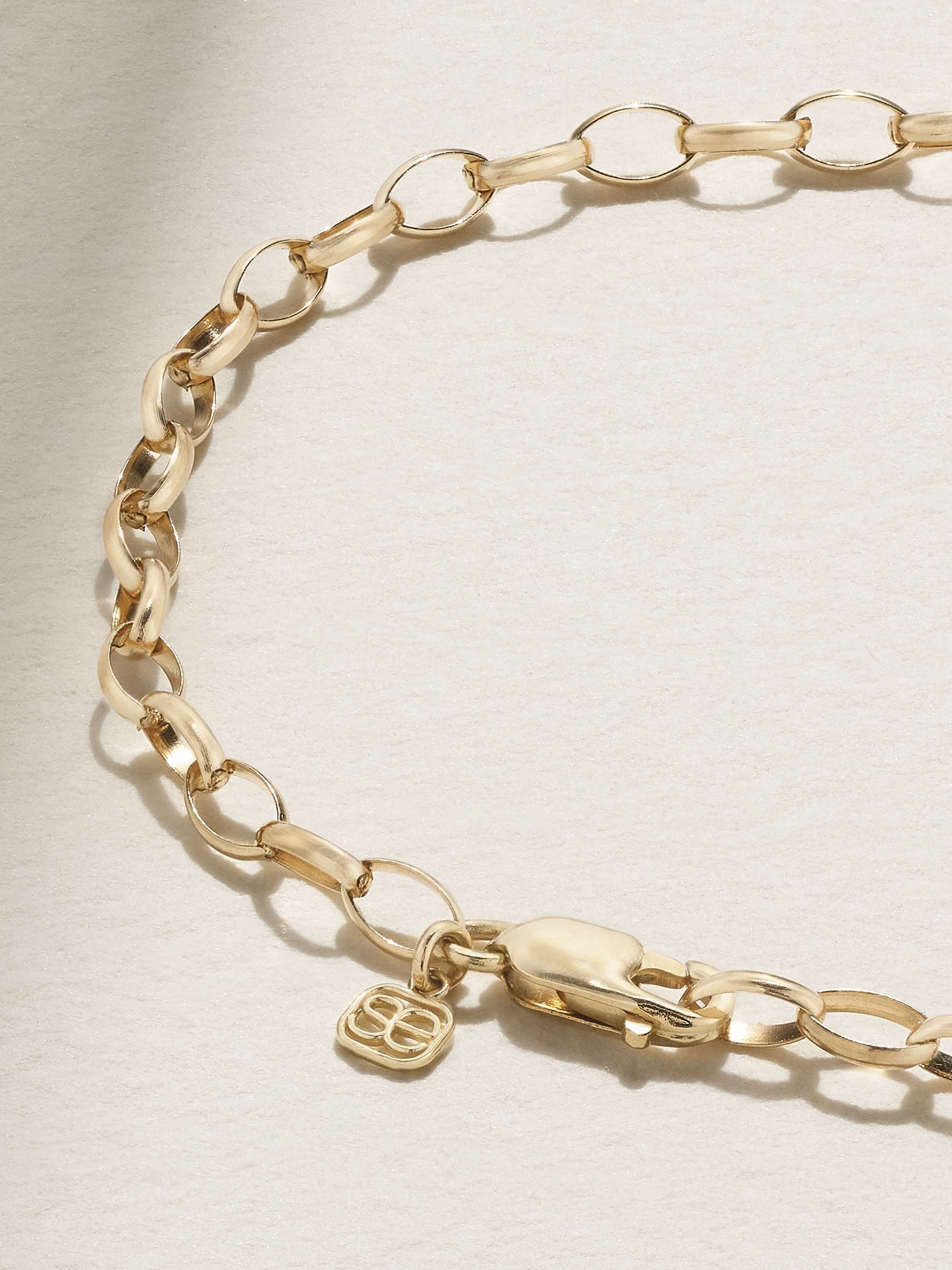 SYDNEY EVAN Nugget 14-karat gold bracelet