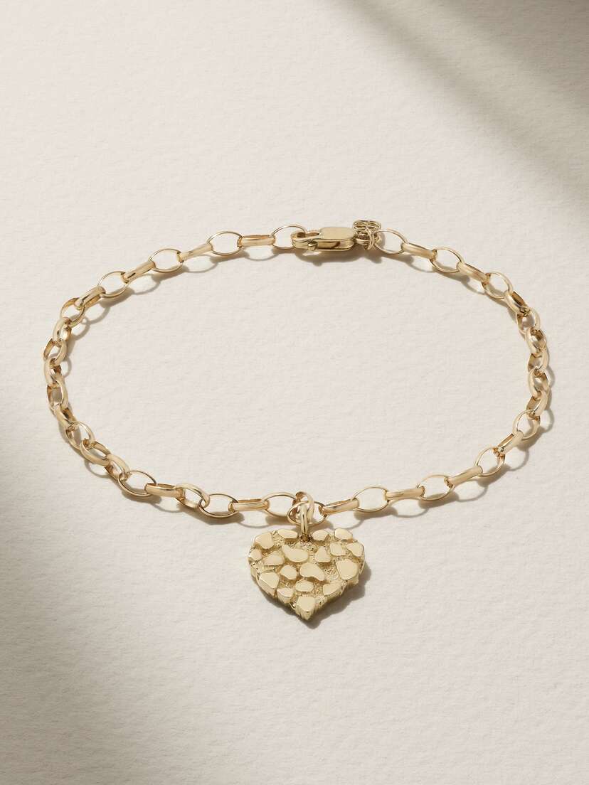 Sydney Evan Nugget 14-karat Gold Bracelet