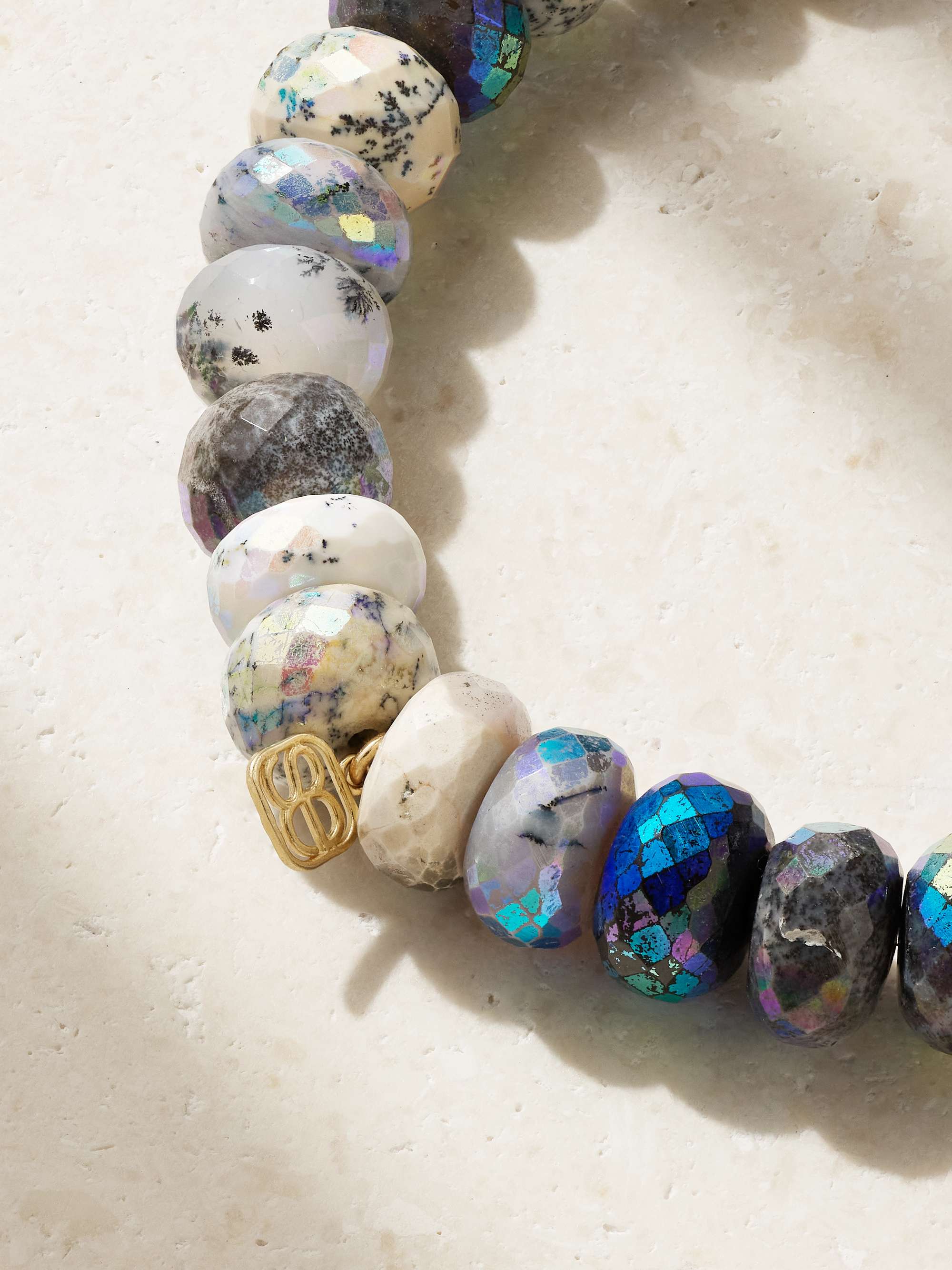 SYDNEY EVAN 14-karat gold multi-stone bracelet