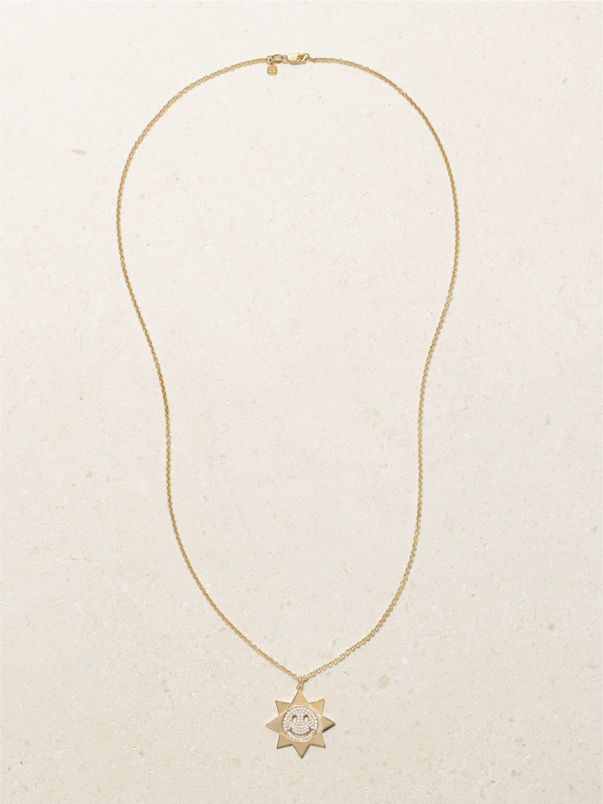 Sydney Evan 14-karat Gold Diamond Necklace In Gold