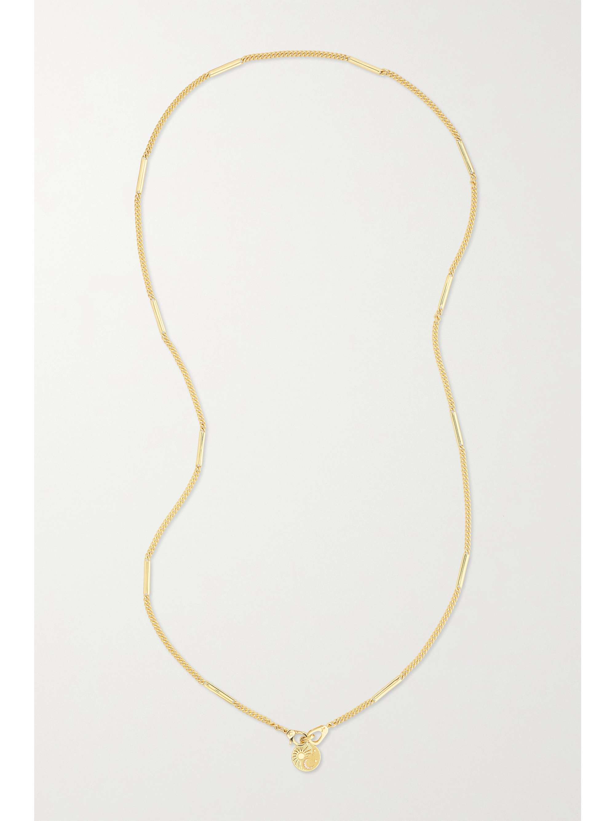 FOUNDRAE Balance Baby 18-karat gold diamond necklace