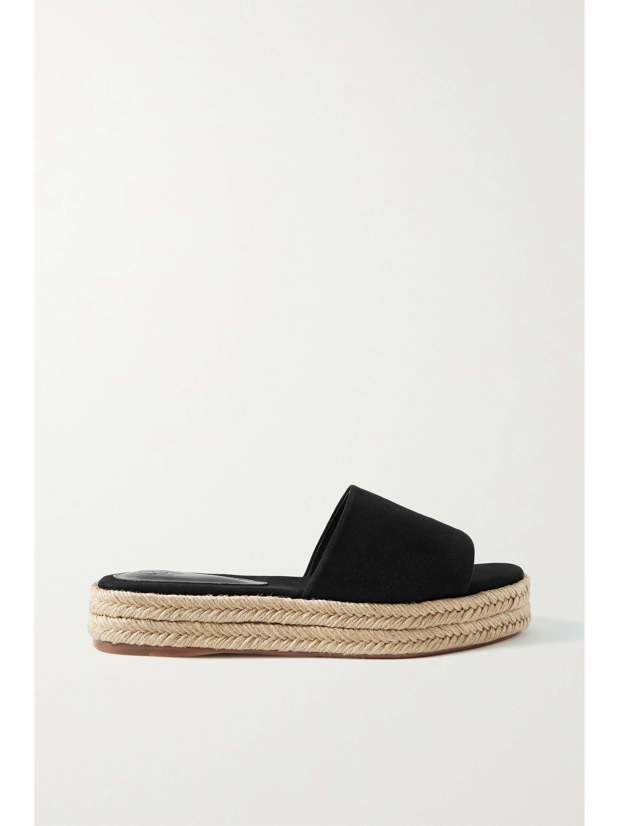 PORTE u0026 PAIRE Suede espadrille slides | NET-A-PORTER