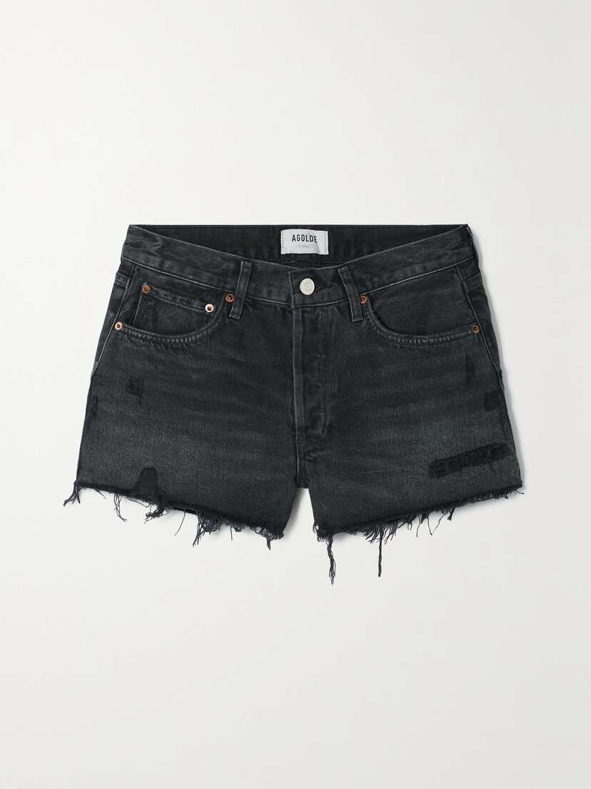 AGOLDE Parker Vintage Cutoff Organic Denim Shorts