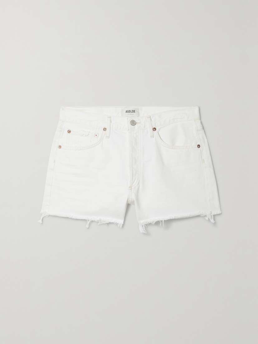 AGOLDE Parker Vintage Cutoff Organic Denim Shorts