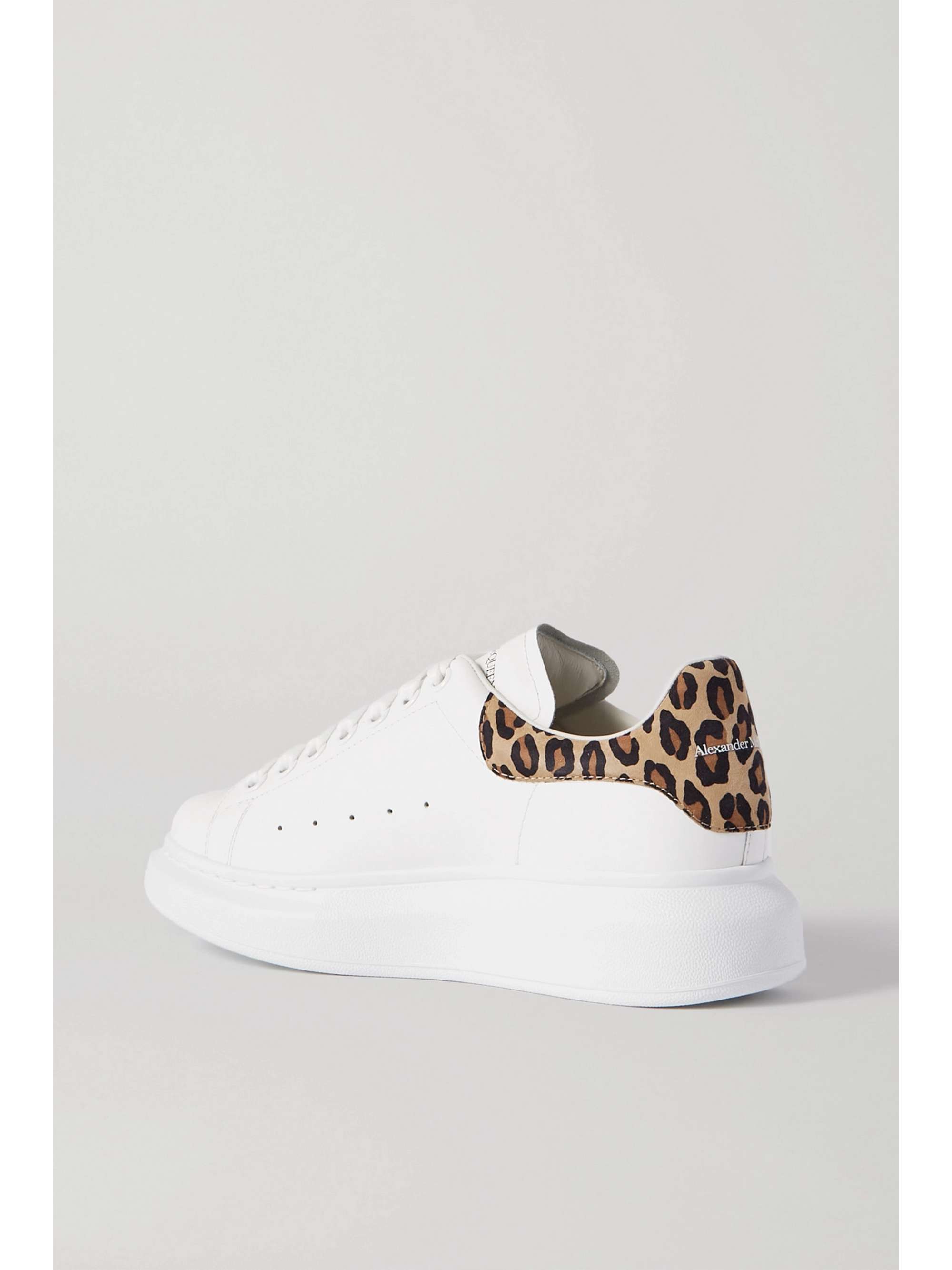 alexander mcqueen leopard trainers