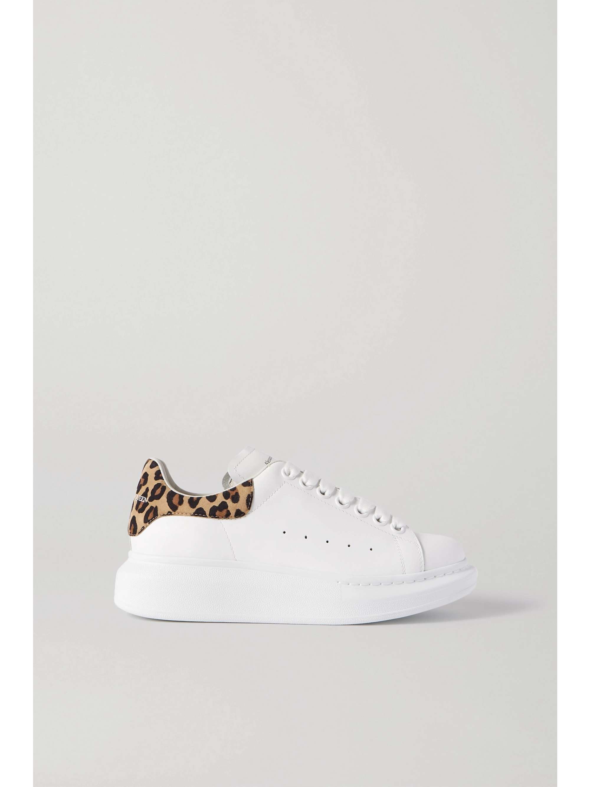 shoes with leopard print sole