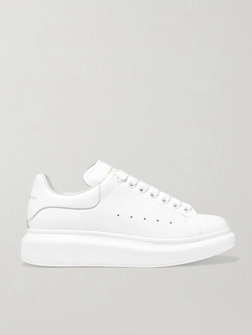 McQueen Leather exaggerated-sole sneakers