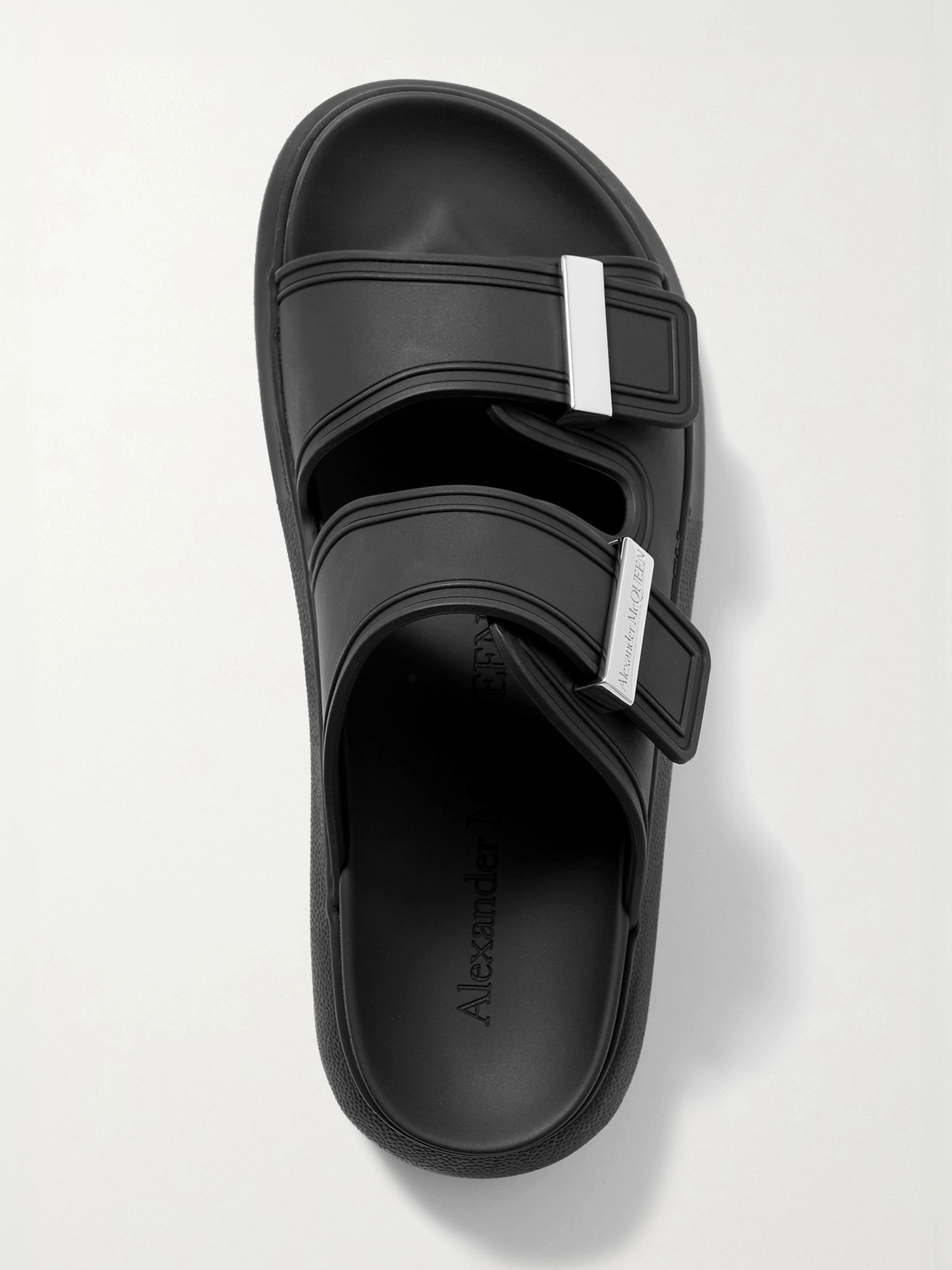 alexander mcqueen men's slide sandals