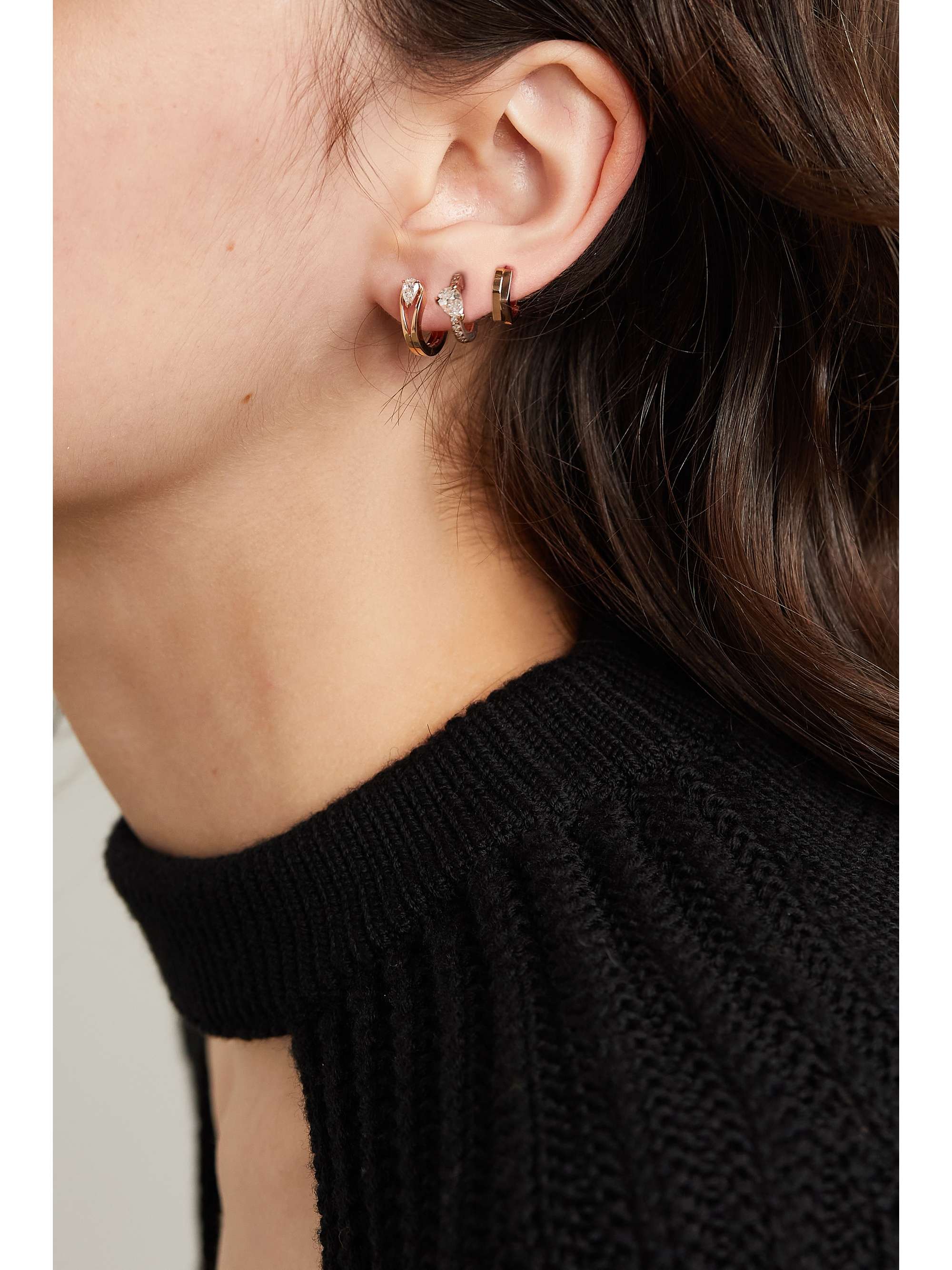 REPOSSI Harvest 18-karat rose gold diamond single earring