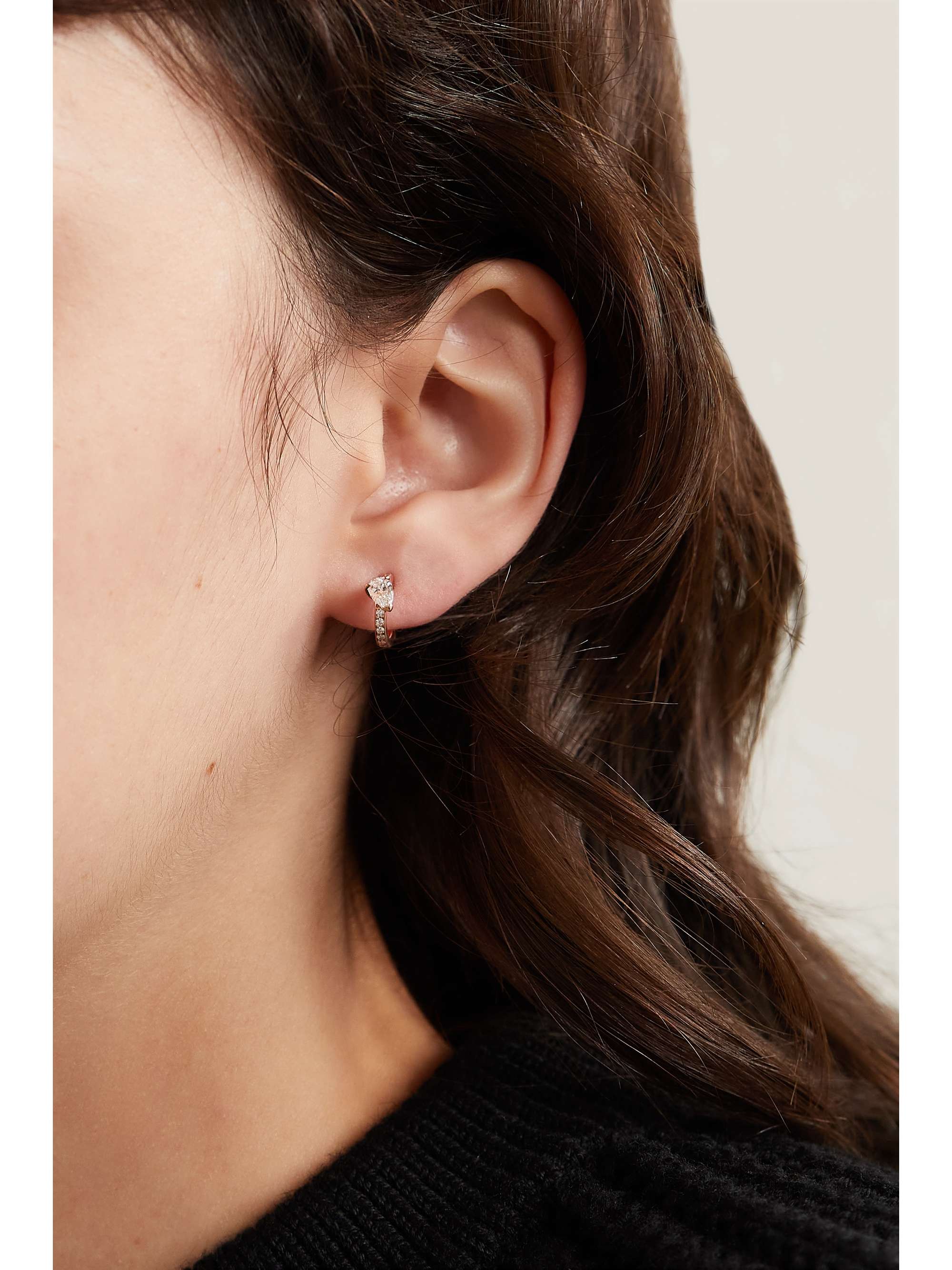 REPOSSI Harvest 18-karat rose gold diamond single earring