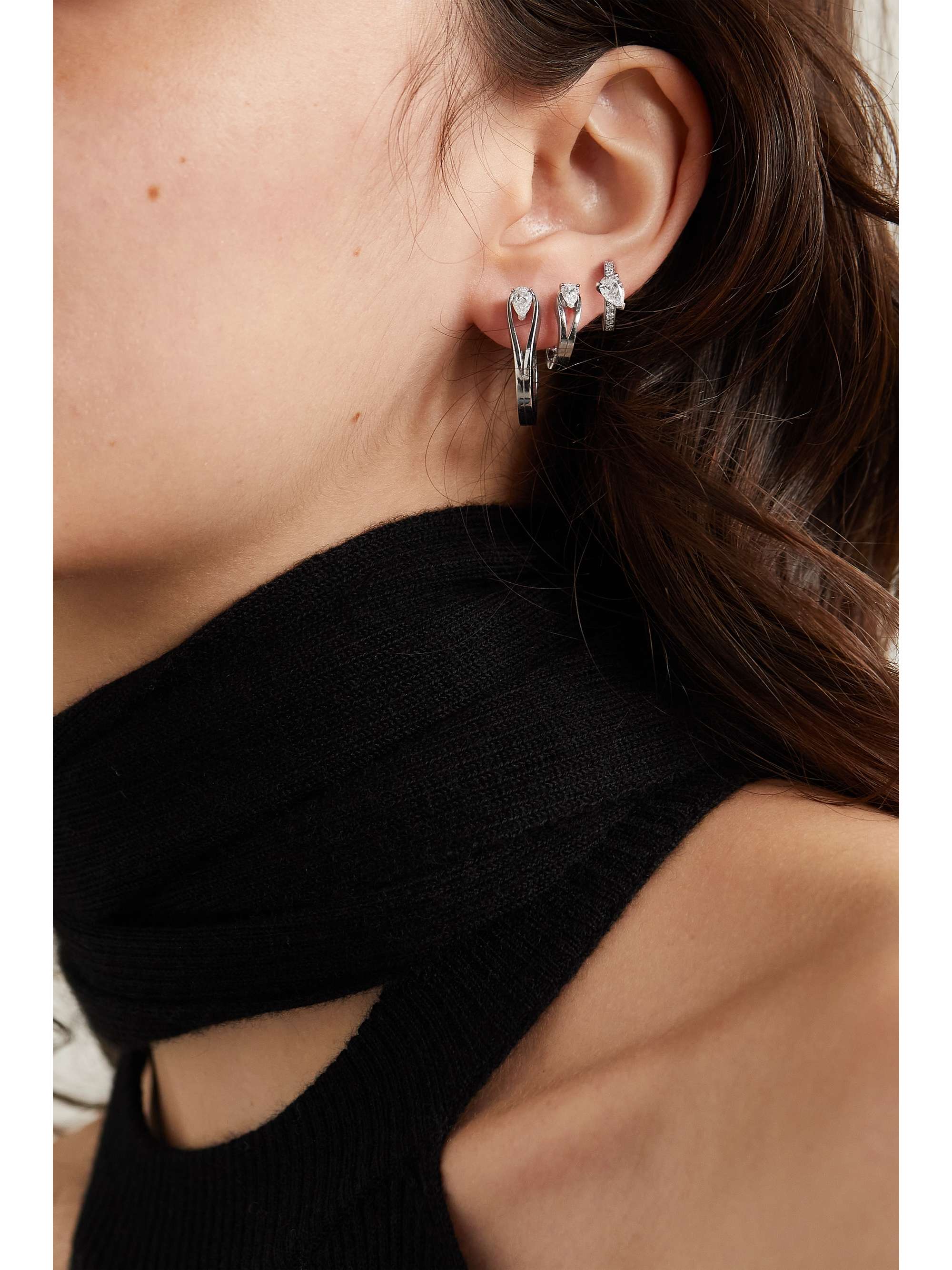 REPOSSI Harvest 18-karat rose gold diamond single earring