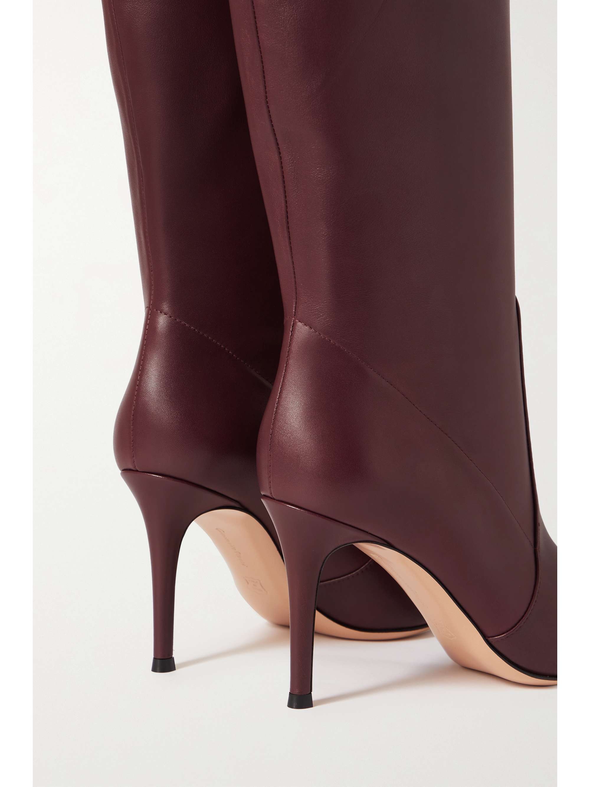 gianvito rossi 85mm leather knee boots