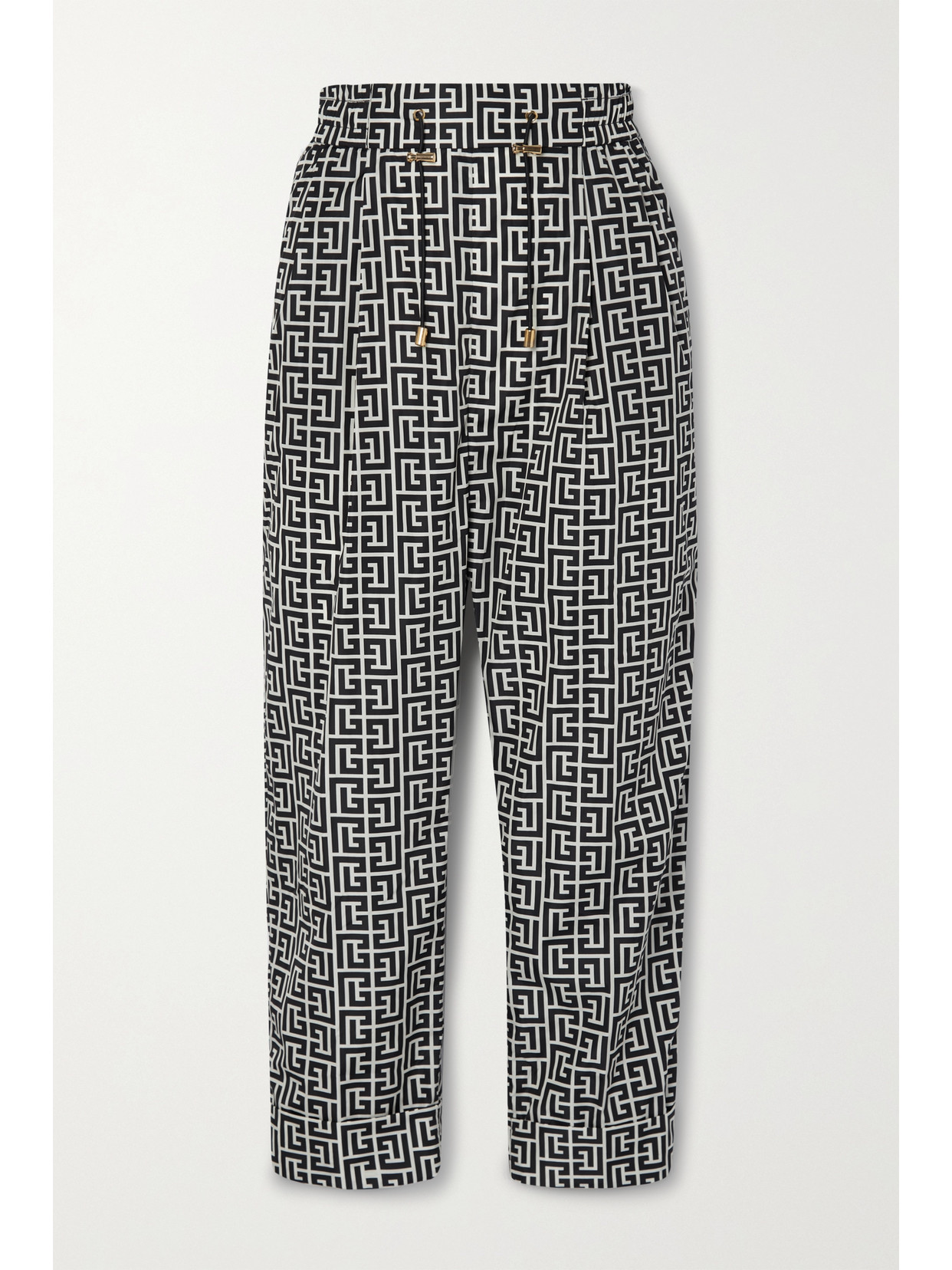 Balmain + Rossignol Ski Printed Shell Track Pants In Neutrals