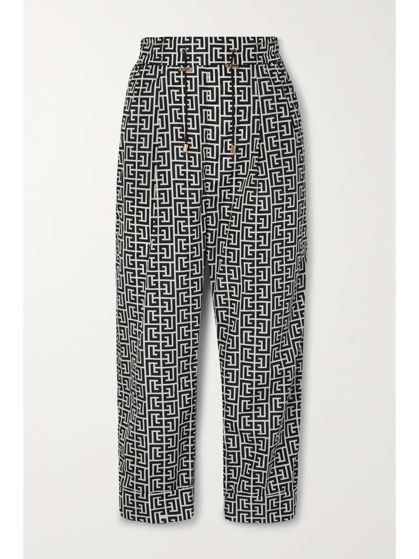 Balmain + Rossignol Ski Printed Shell Track Pants