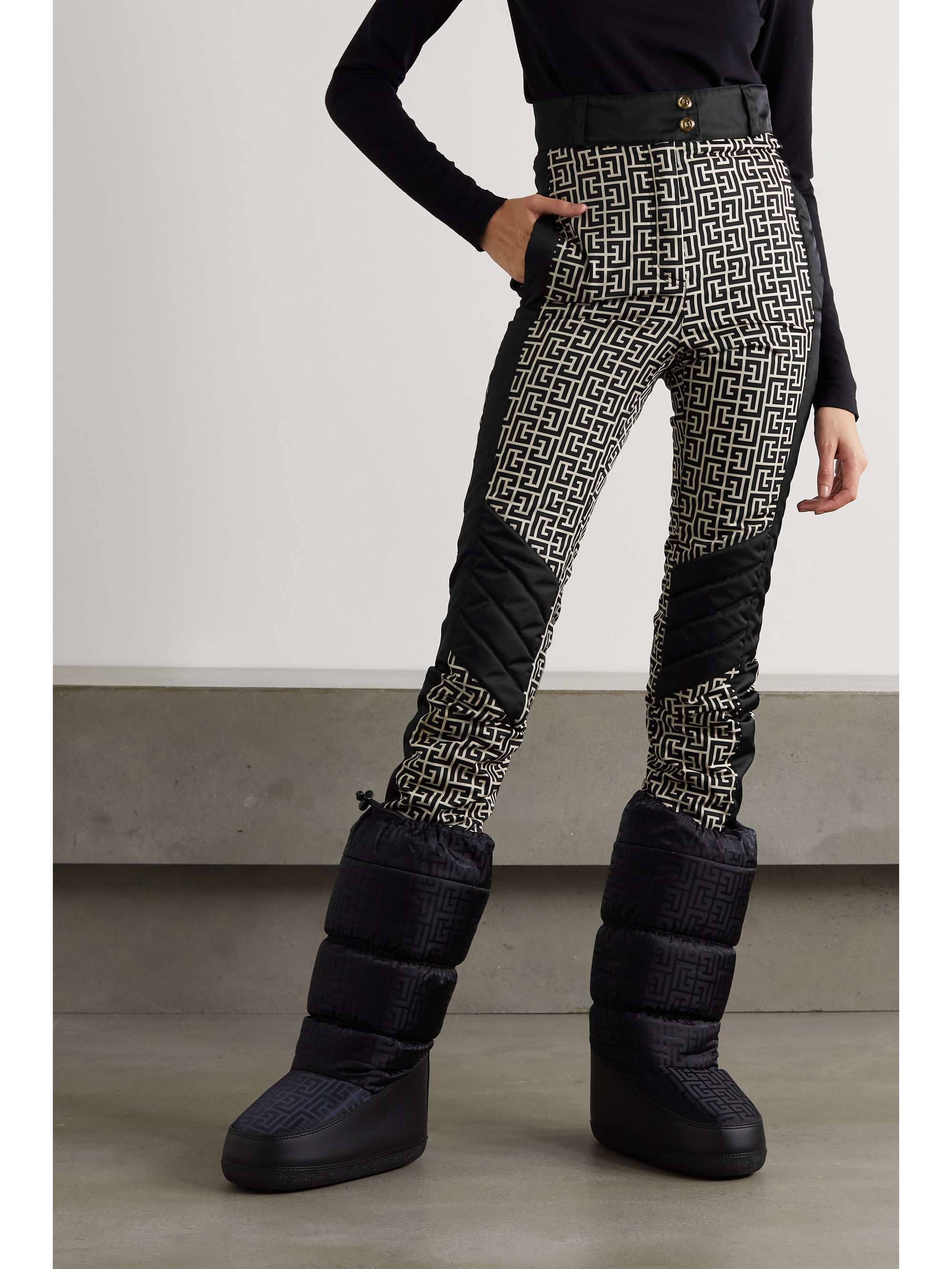 BALMAIN x Rossignol 绗缝印花滑雪裤