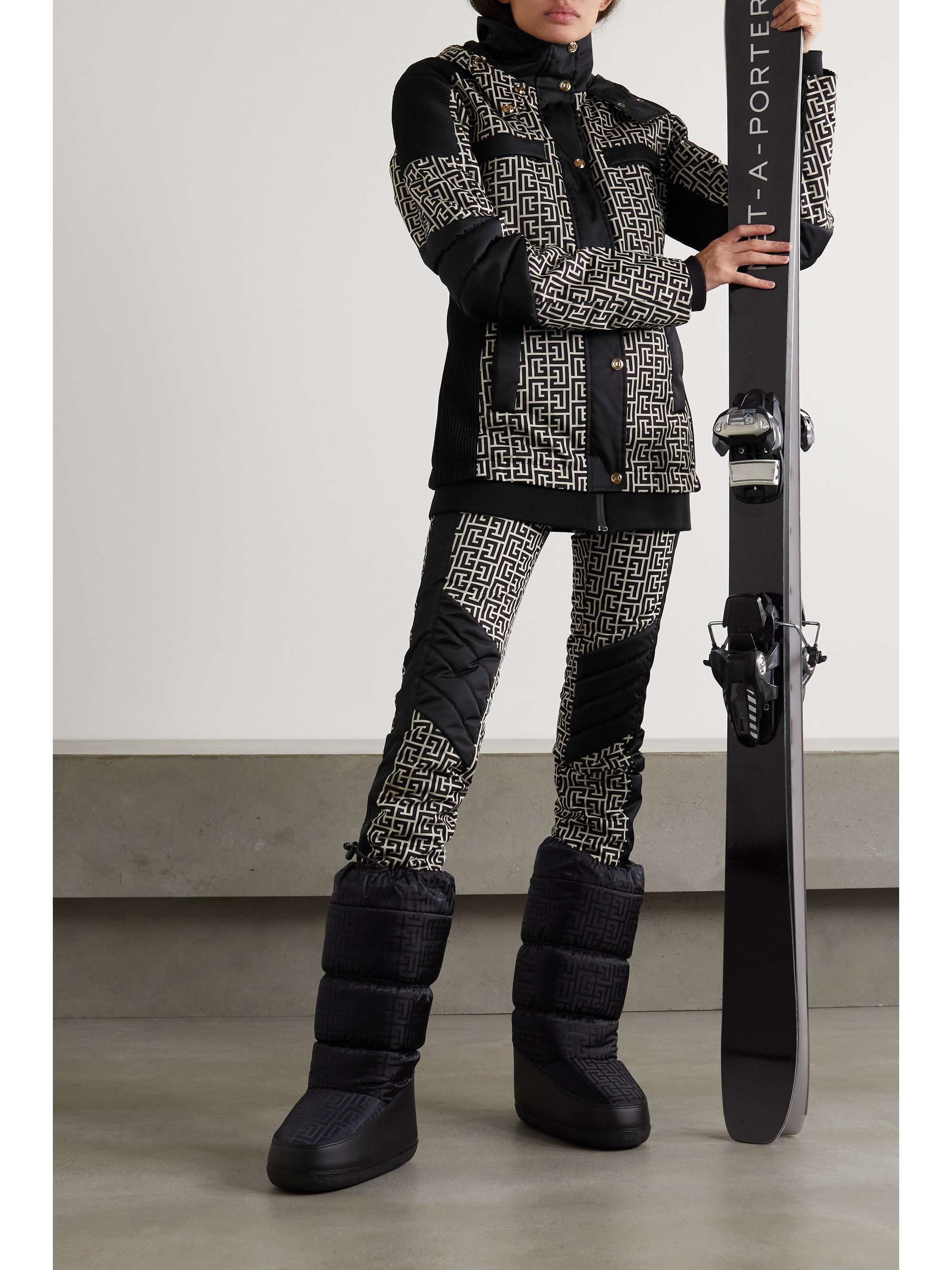 BALMAIN x Rossignol 绗缝印花滑雪裤